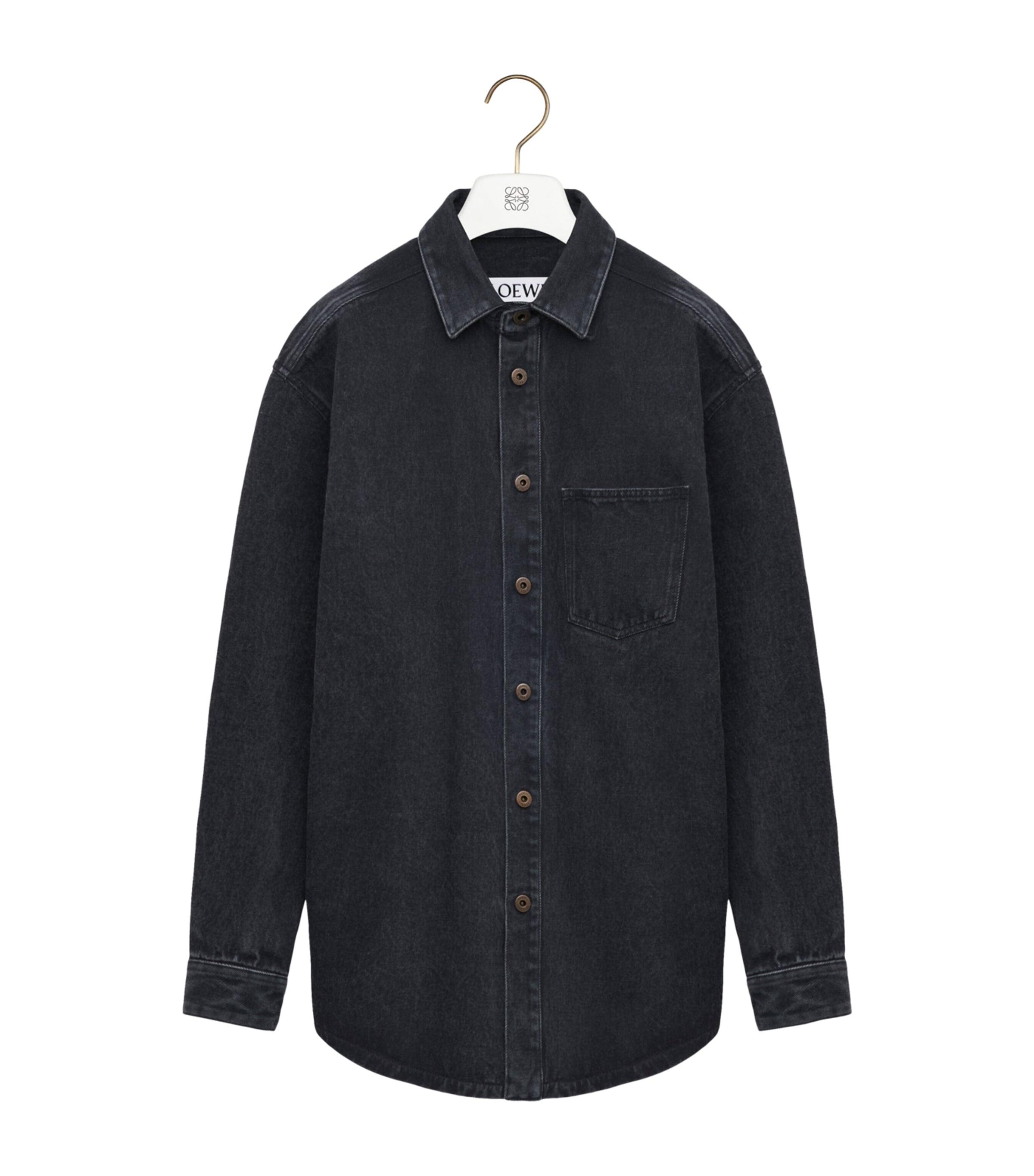 LOEWE Anagram-Patch Denim Overshirt by LOEWE