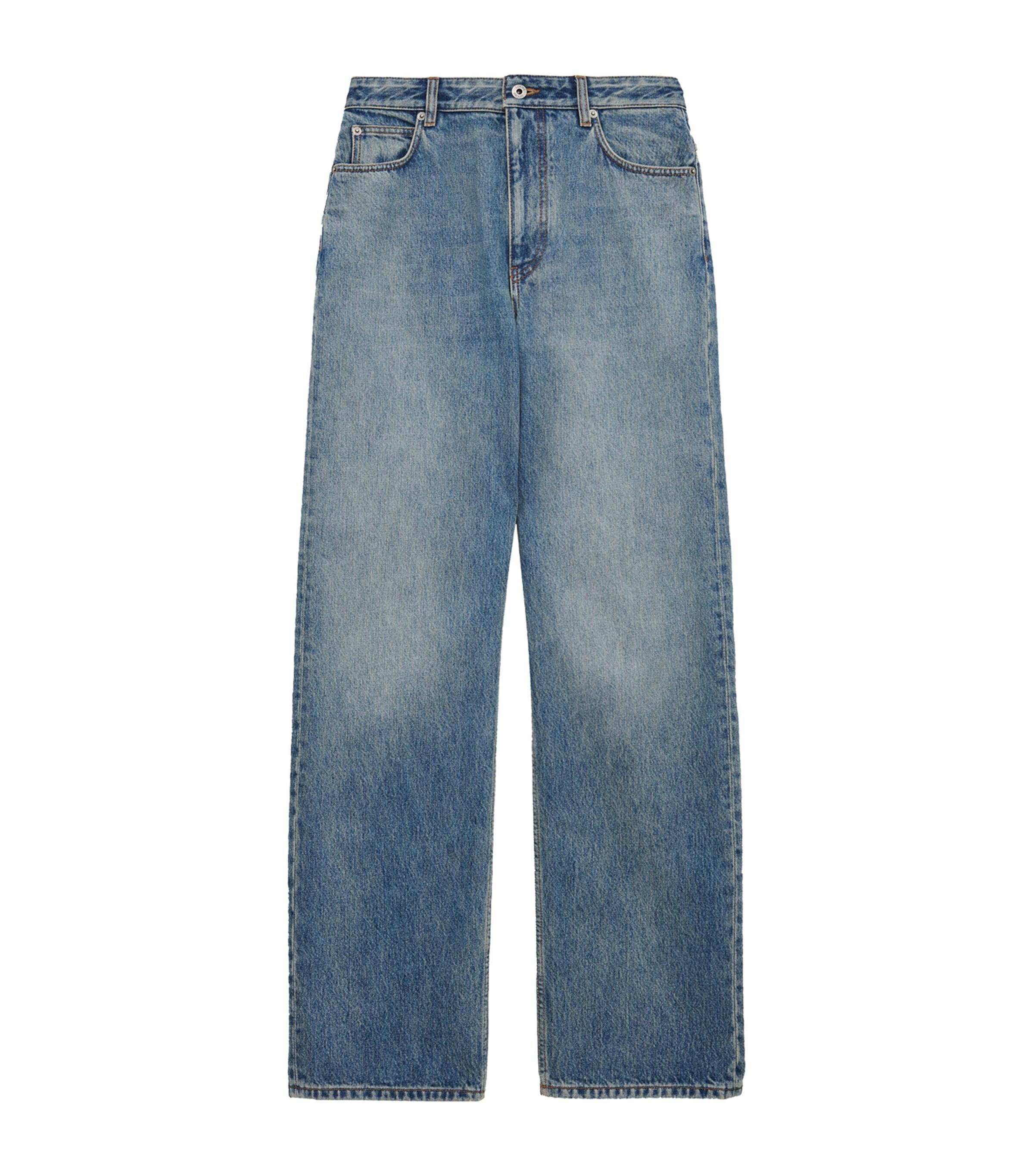 LOEWE Anagram Wide-Leg Jeans by LOEWE
