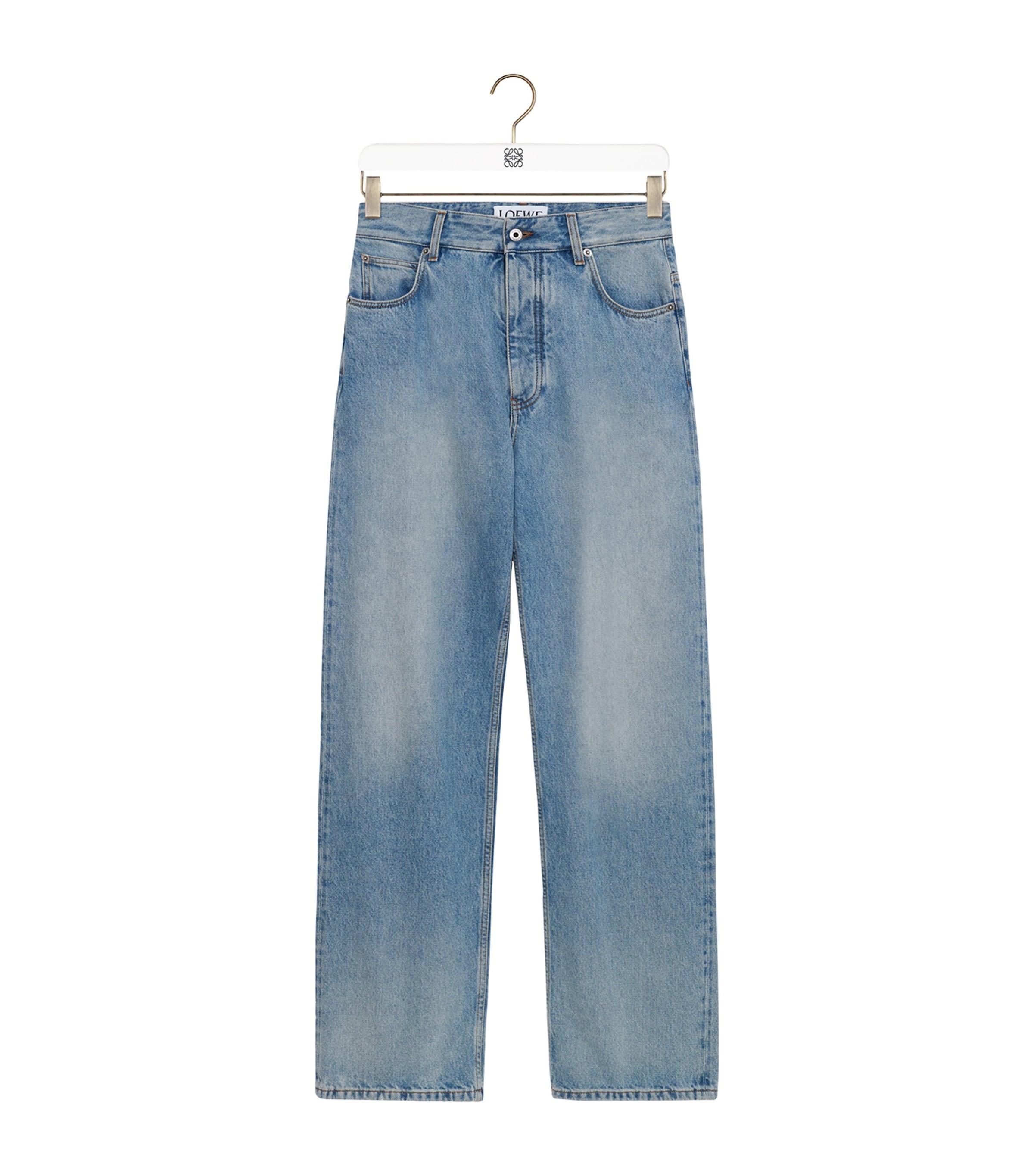 LOEWE Buckle-Strap Straight Jeans by LOEWE