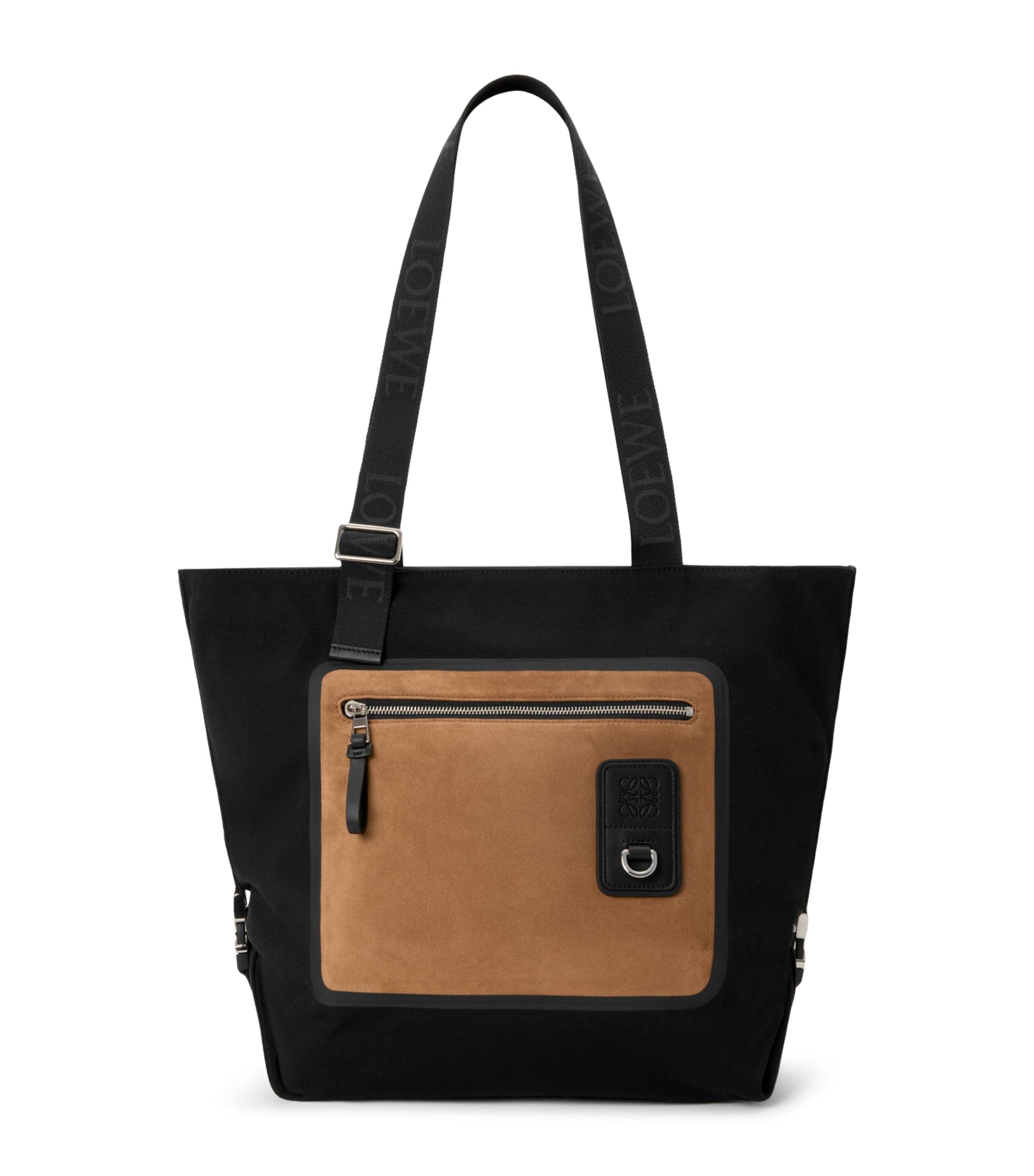 LOEWE Calfskin-Patch Flex Tote Bag by LOEWE
