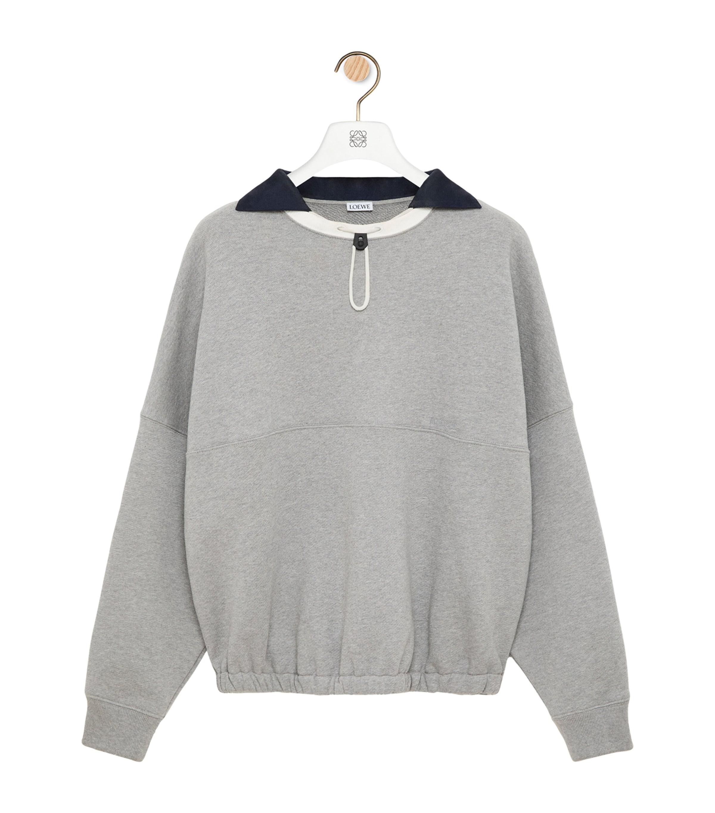 LOEWE Cotton-Blend Drawstring Sweatshirt by LOEWE