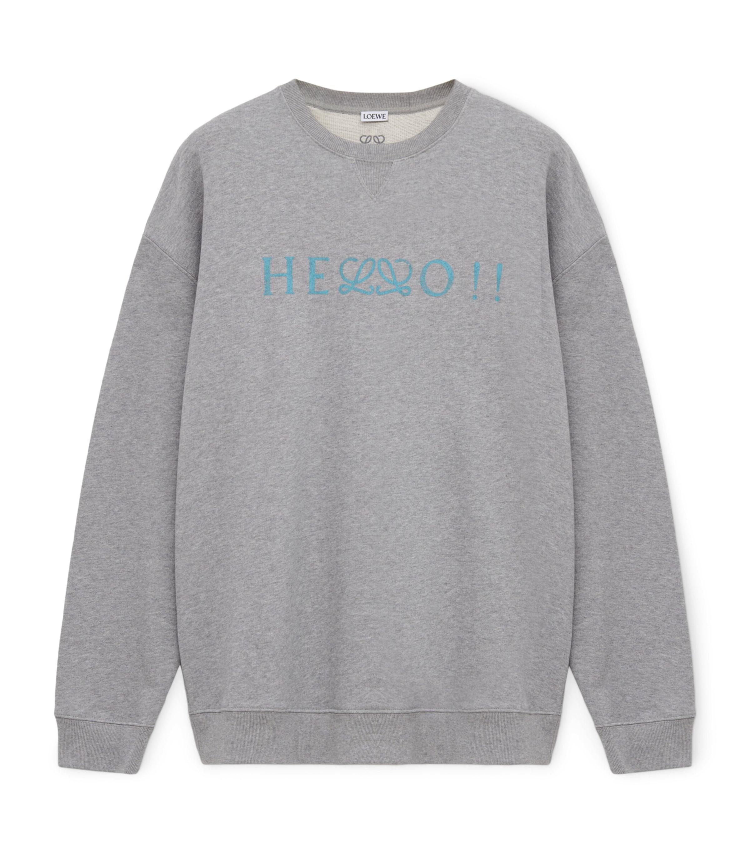 LOEWE Cotton-Blend Logo Sweatshirt by LOEWE