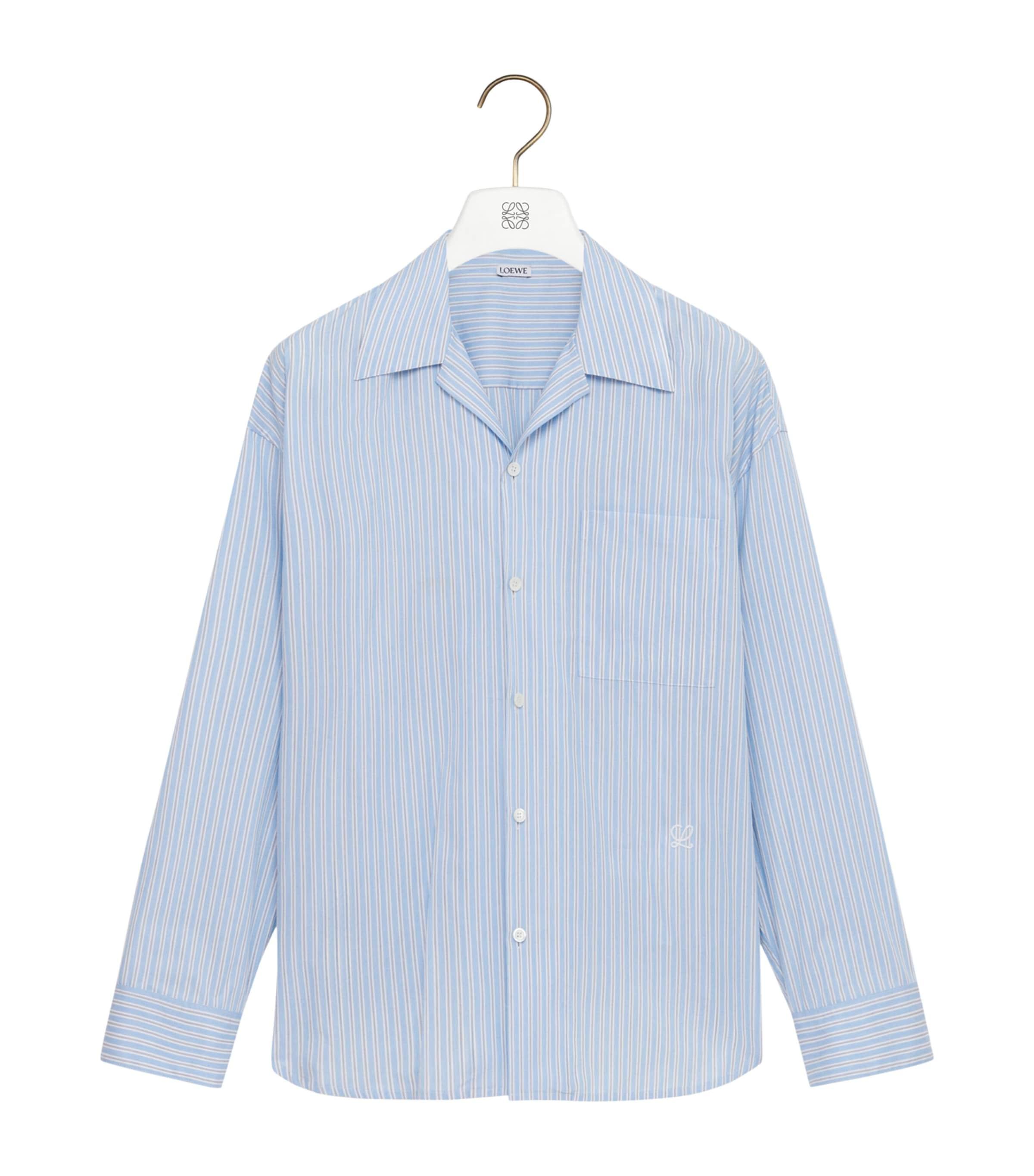 LOEWE Cotton-Blend Stripe Shirt by LOEWE