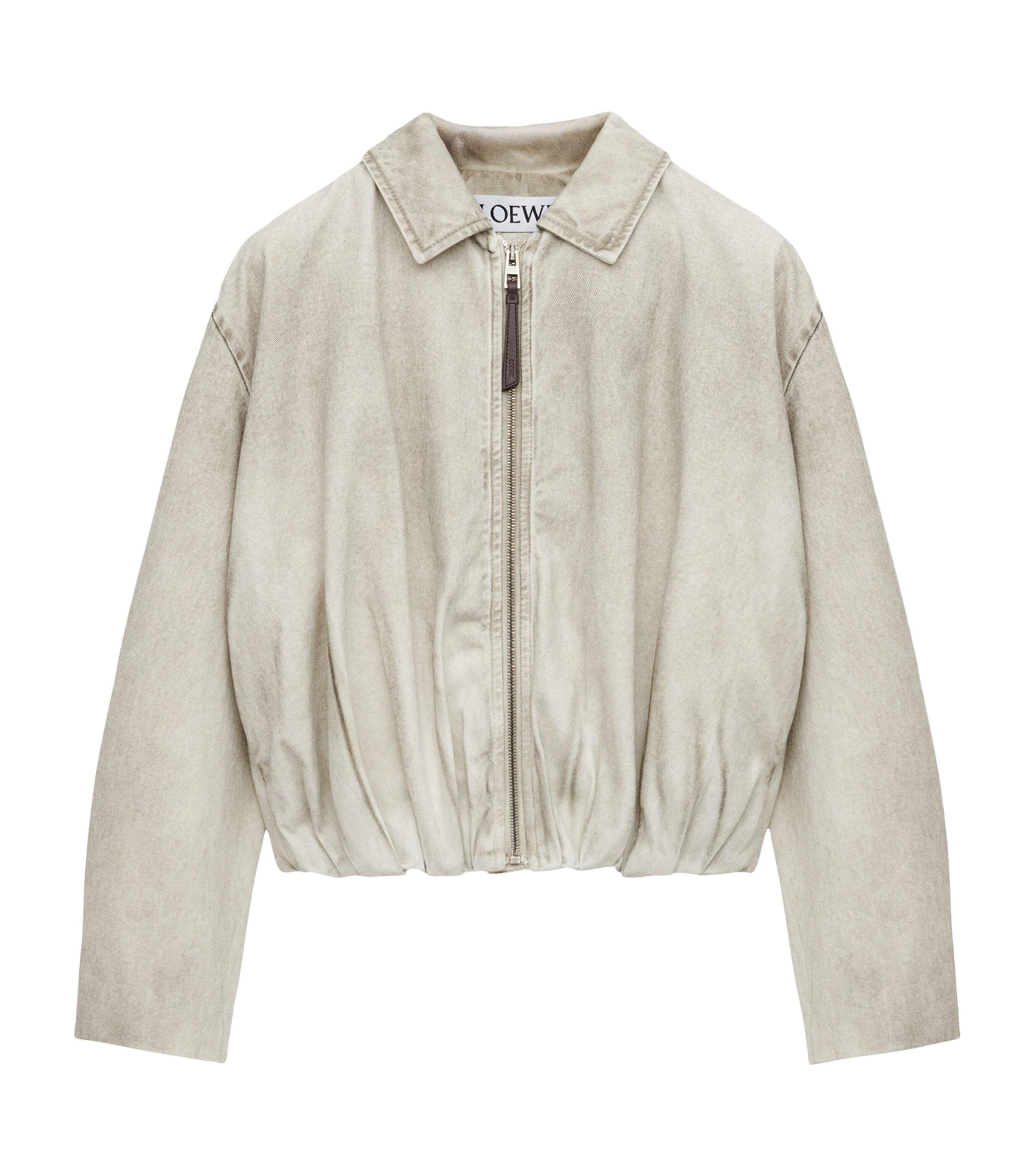 LOEWE Cotton Draped Jacket by LOEWE