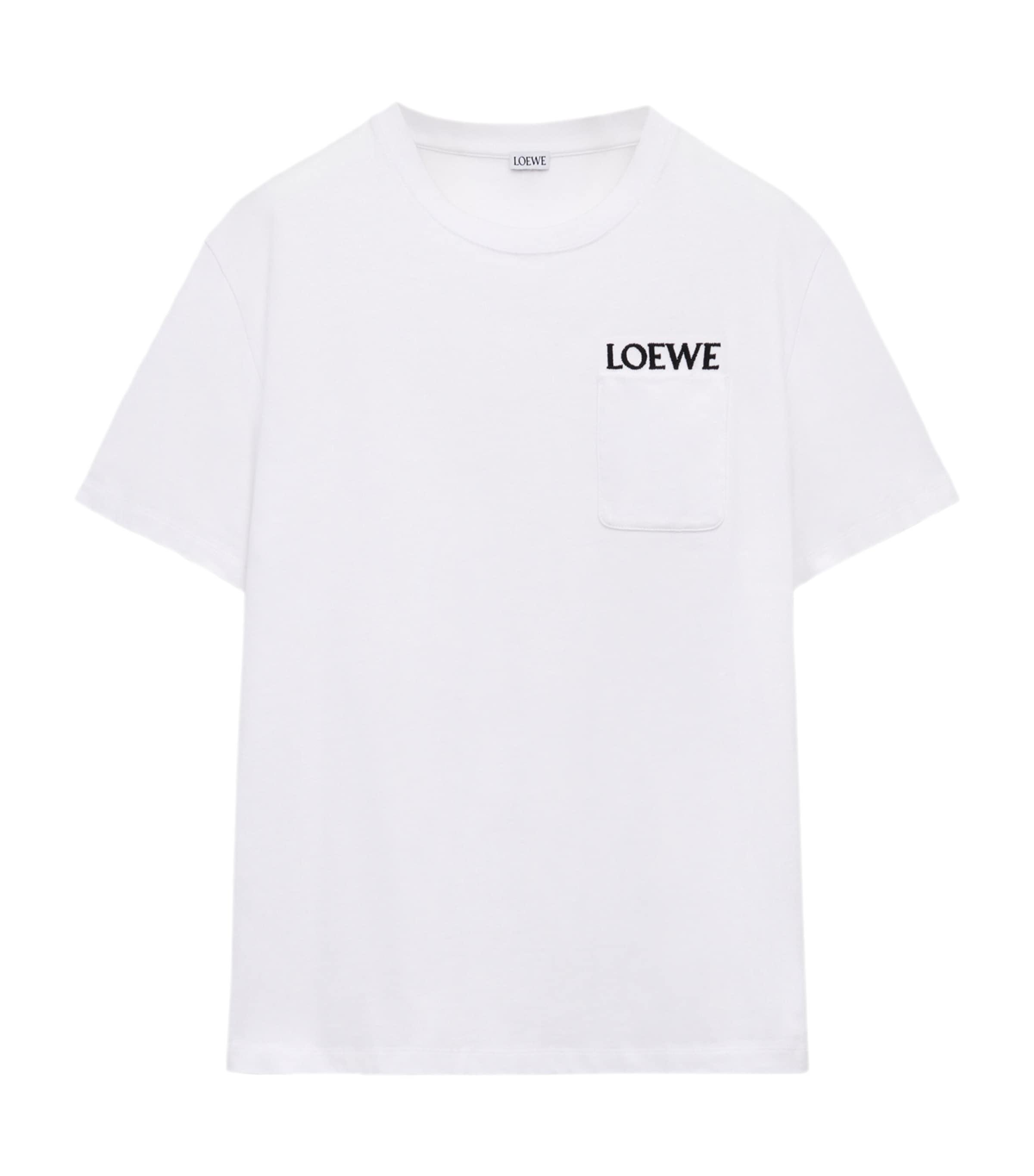 LOEWE Cotton Pocket Logo T-Shirt by LOEWE