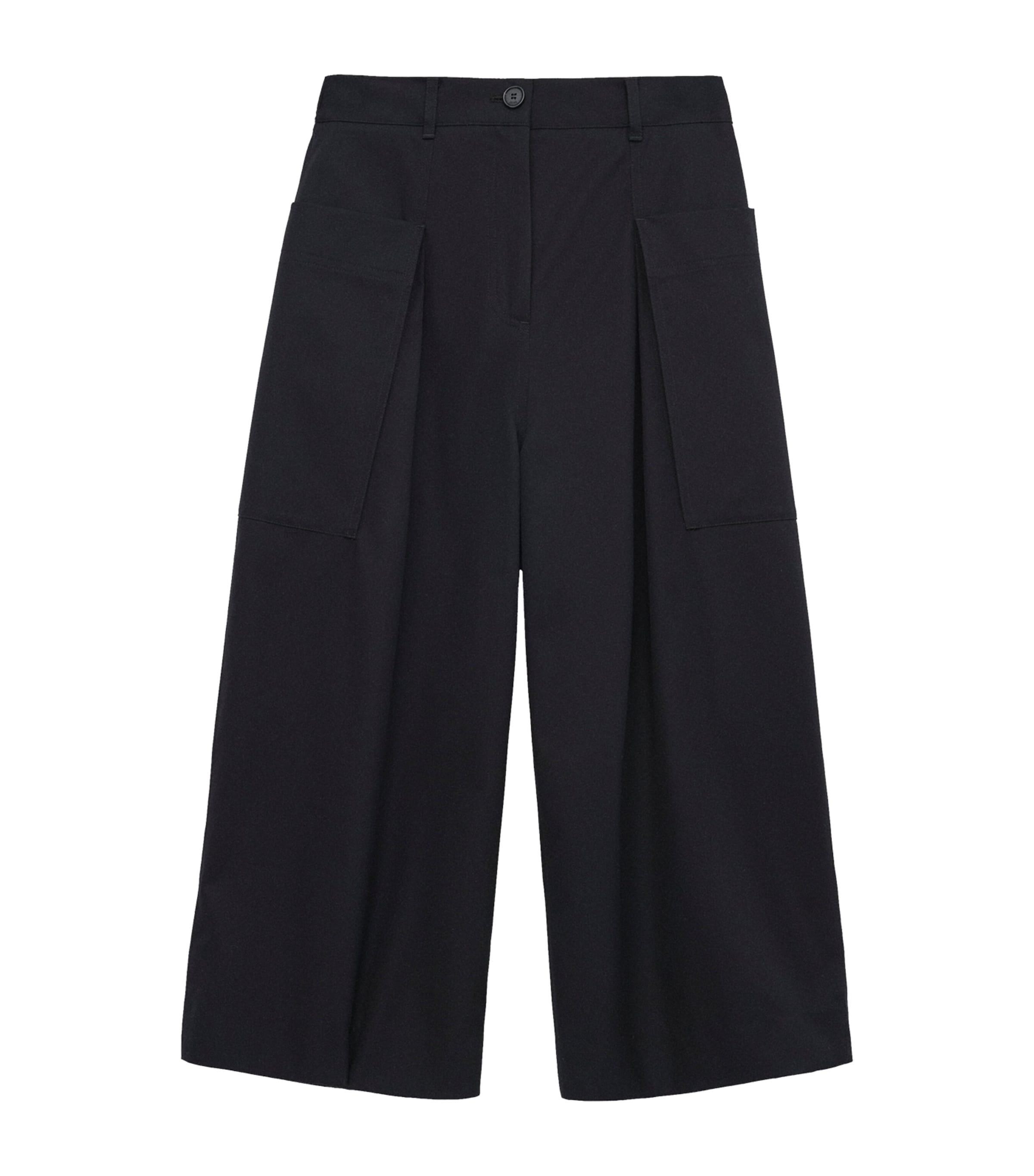 LOEWE Cotton-Silk Cropped Trousers by LOEWE