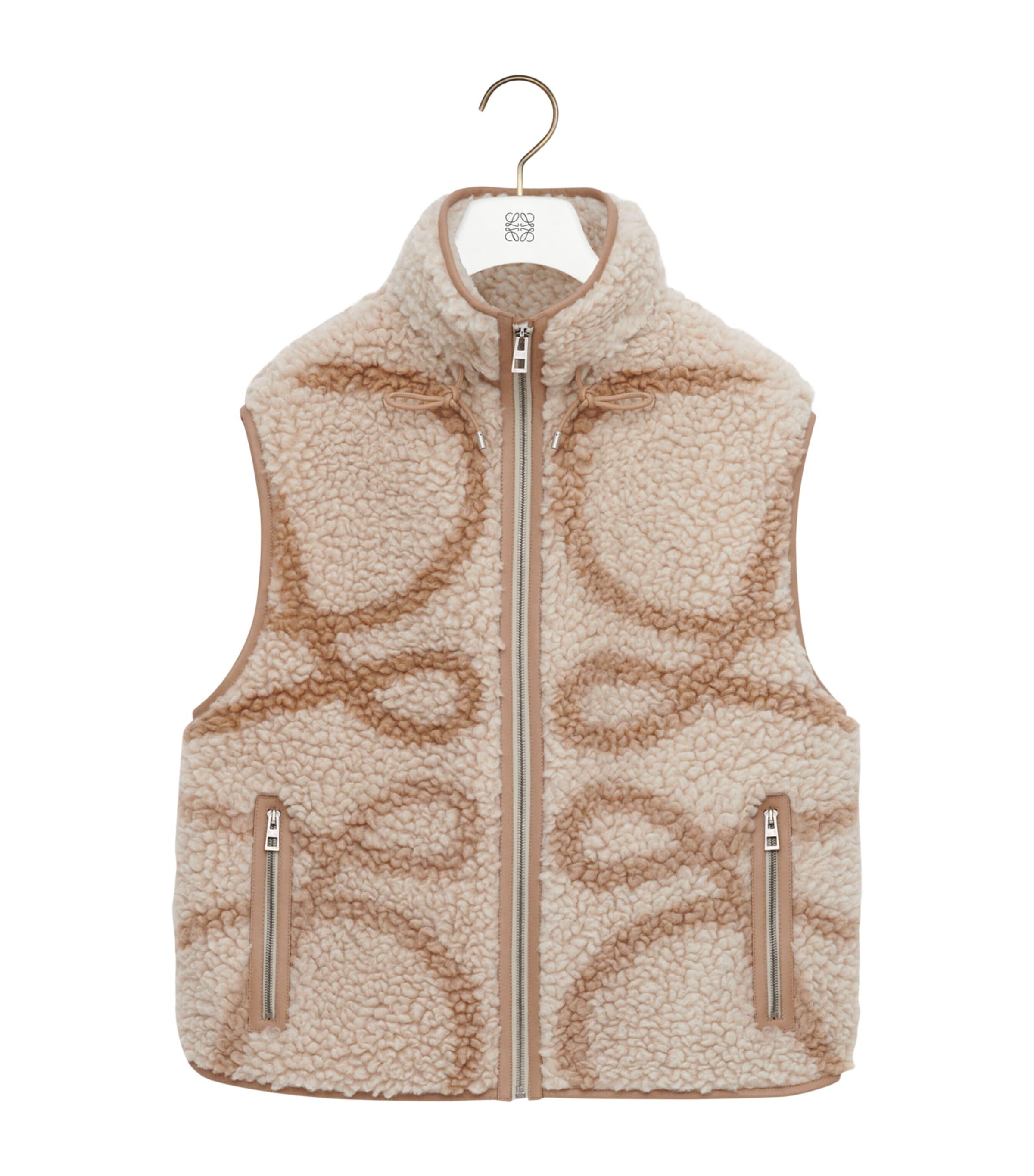 LOEWE Fleece Anagram Gilet by LOEWE