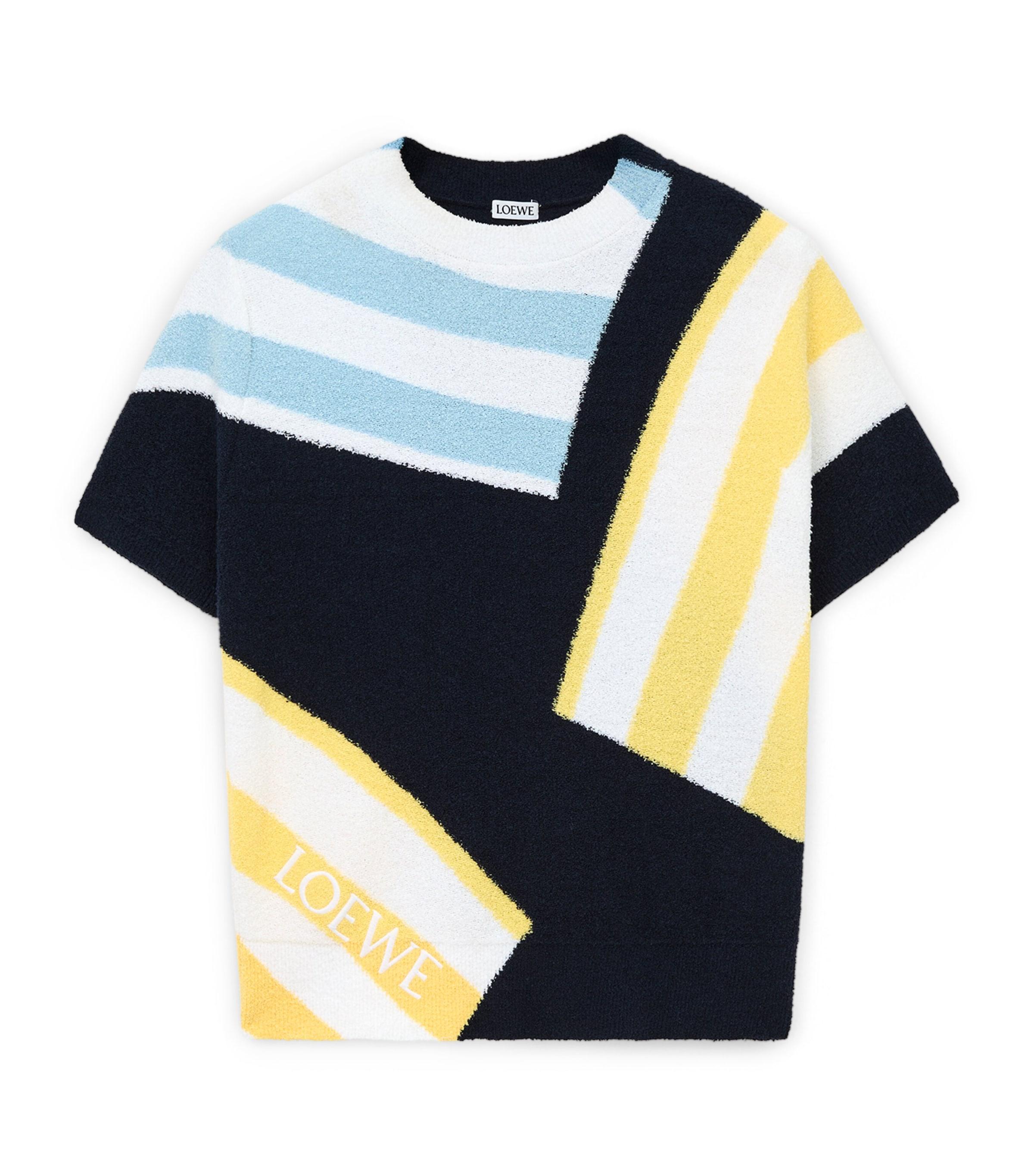 LOEWE Geometric Short-Sleeve Sweater by LOEWE