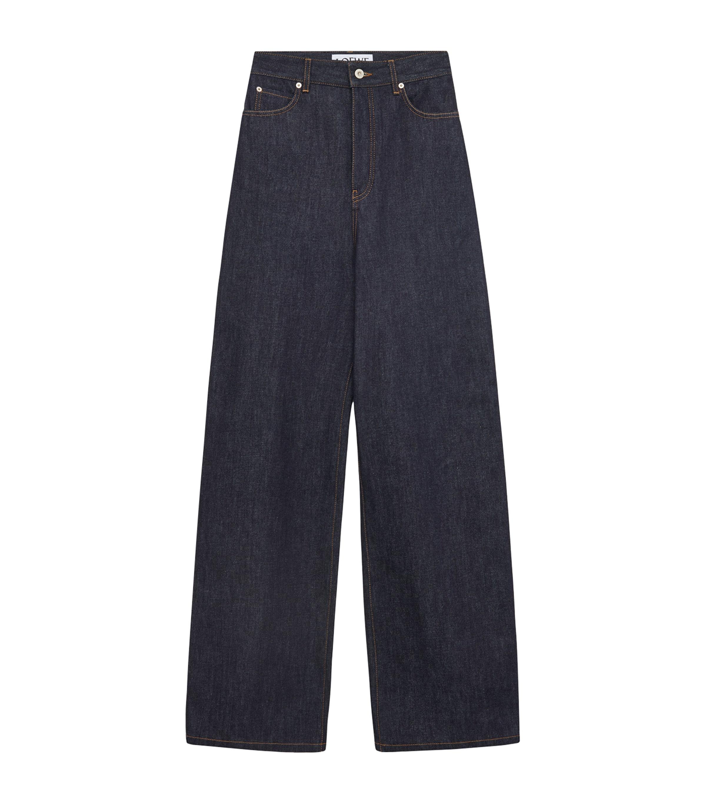 LOEWE High-Waist Wide-Leg Jeans by LOEWE