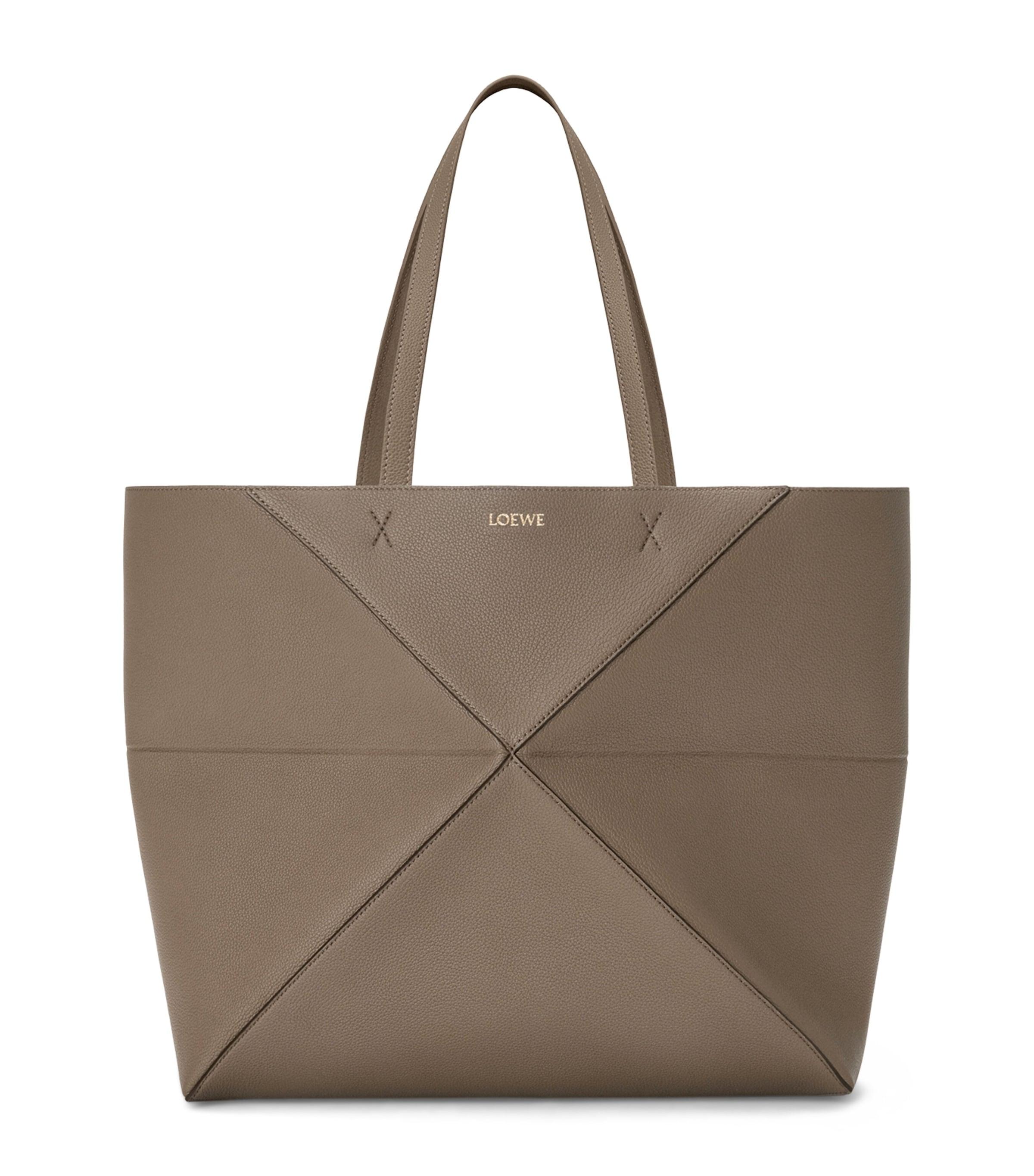 LOEWE Large Leather Puzzle Fold Tote Bag by LOEWE