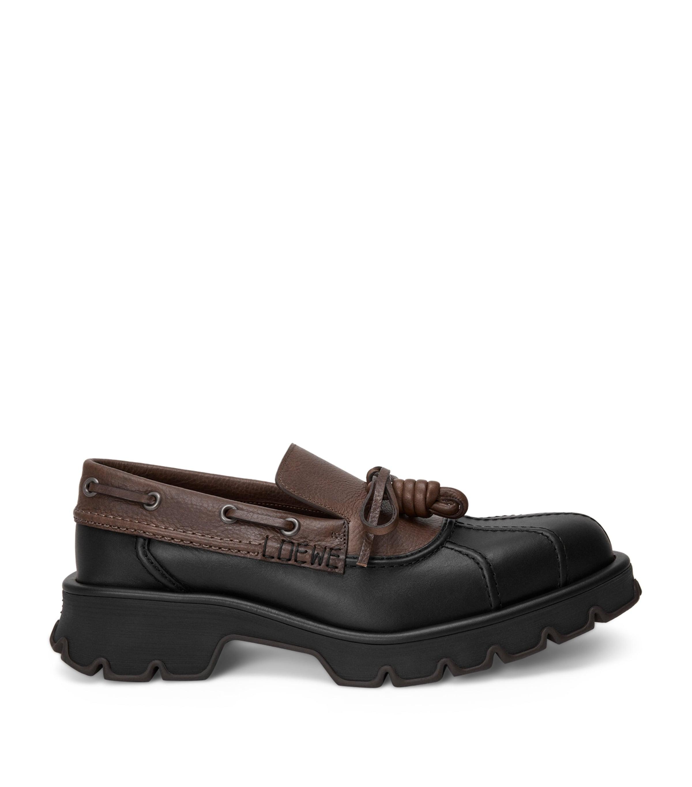 LOEWE Leather Bobby Loafers by LOEWE