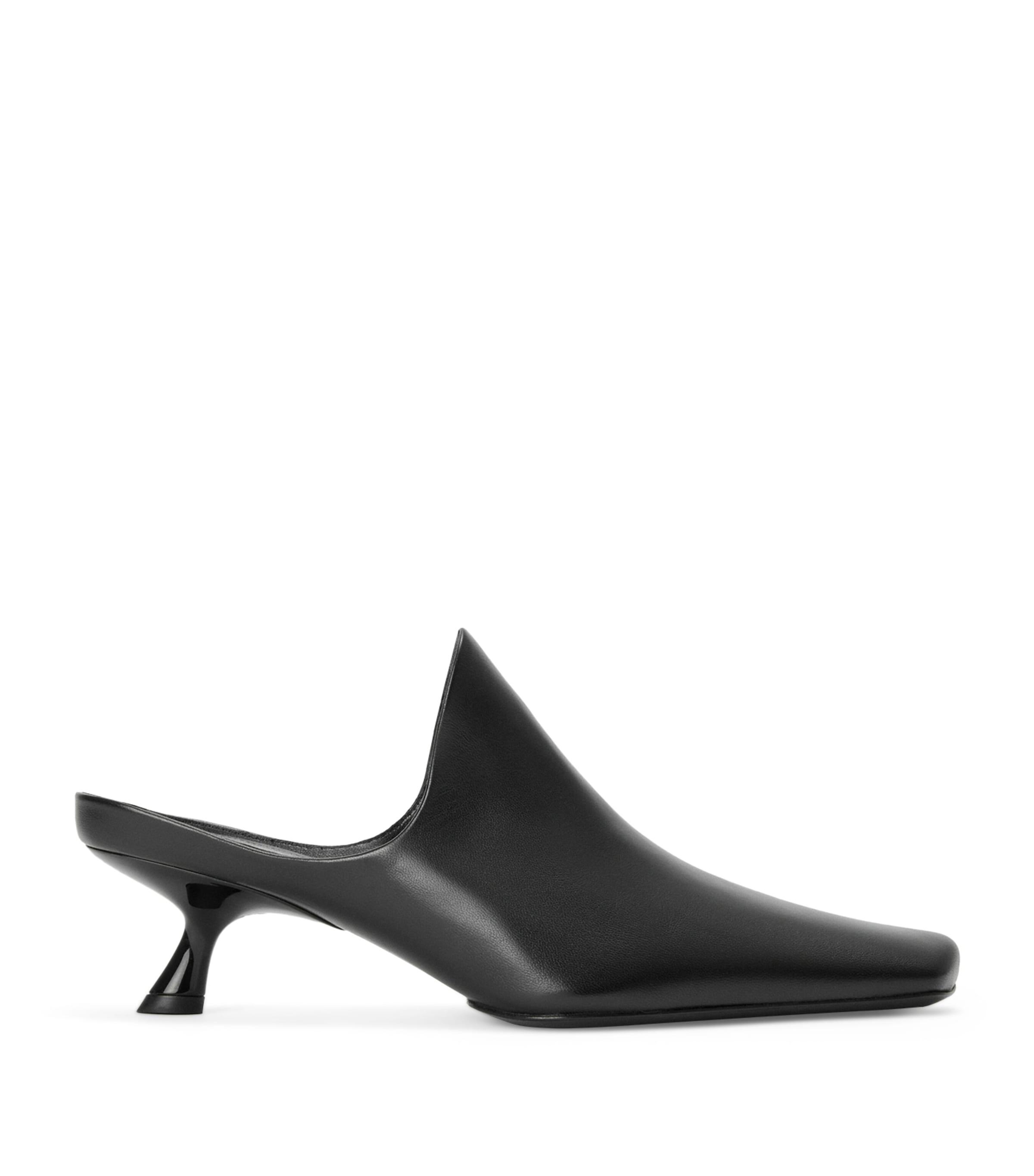 LOEWE Leather Emily Heeled Mules 45 by LOEWE