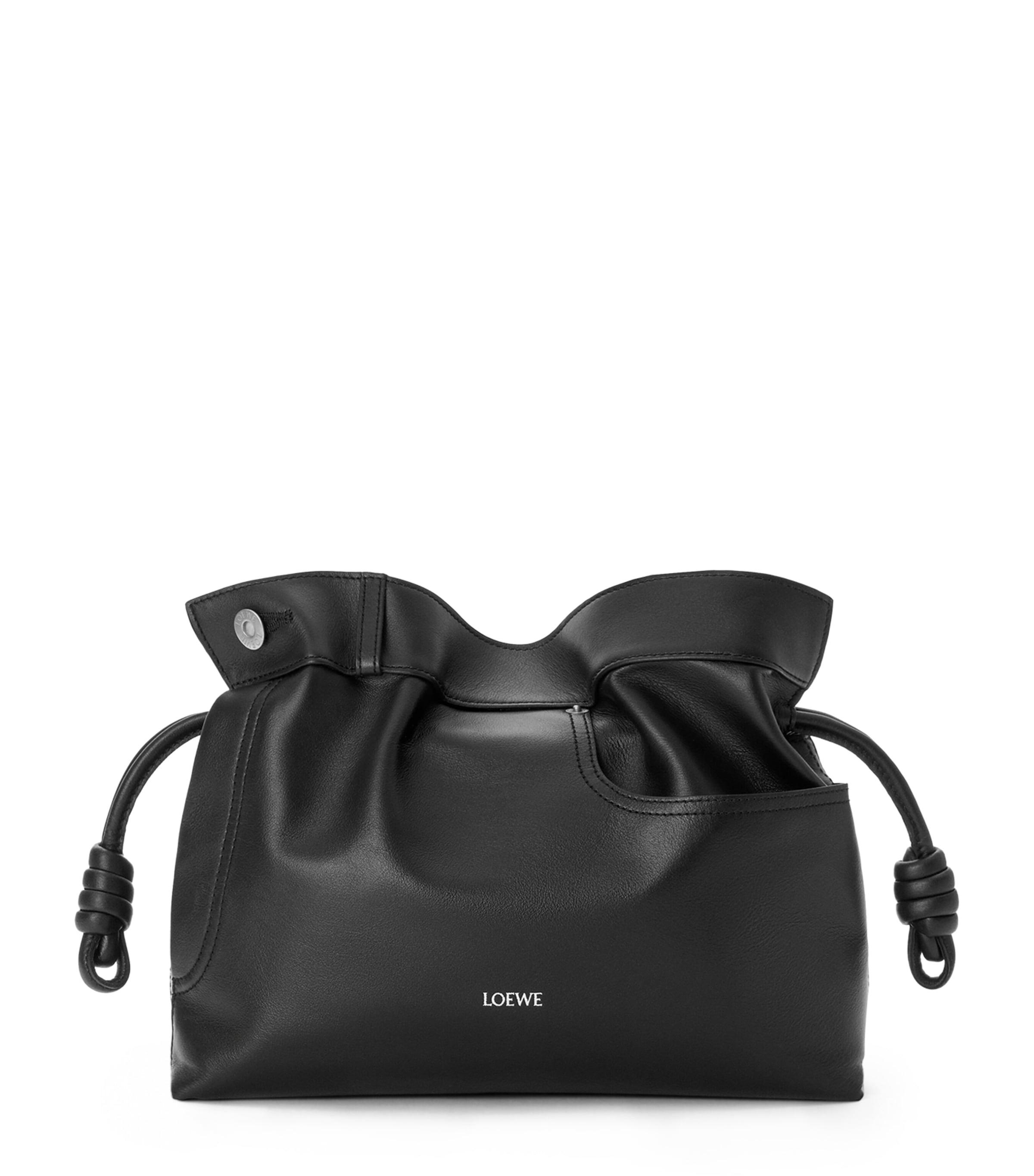 LOEWE Leather Jean-Detail Flamenco Clutch Bag by LOEWE