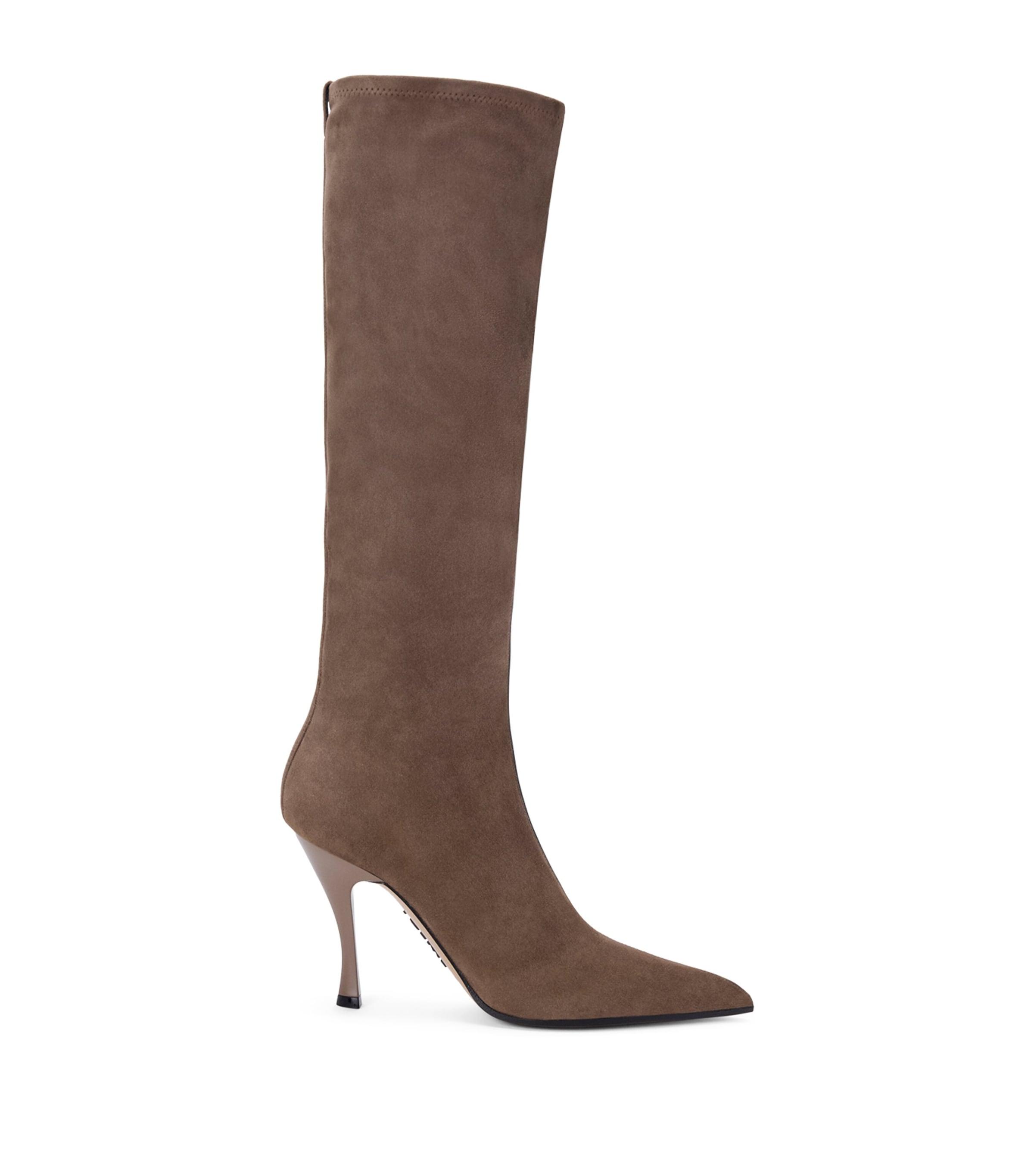 LOEWE Leather New Comic Knee-High Boots 90 by LOEWE