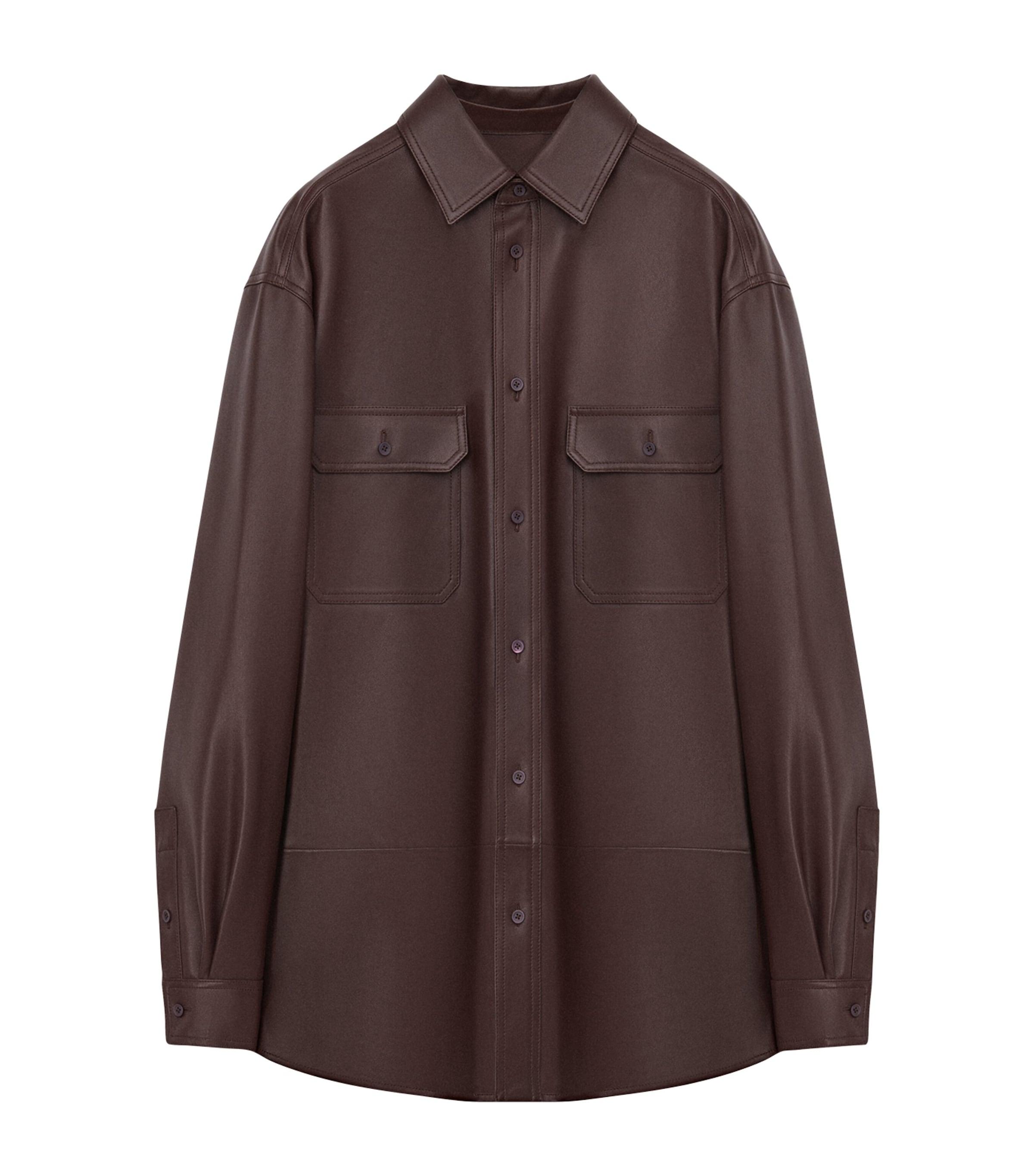 LOEWE Leather Overshirt by LOEWE