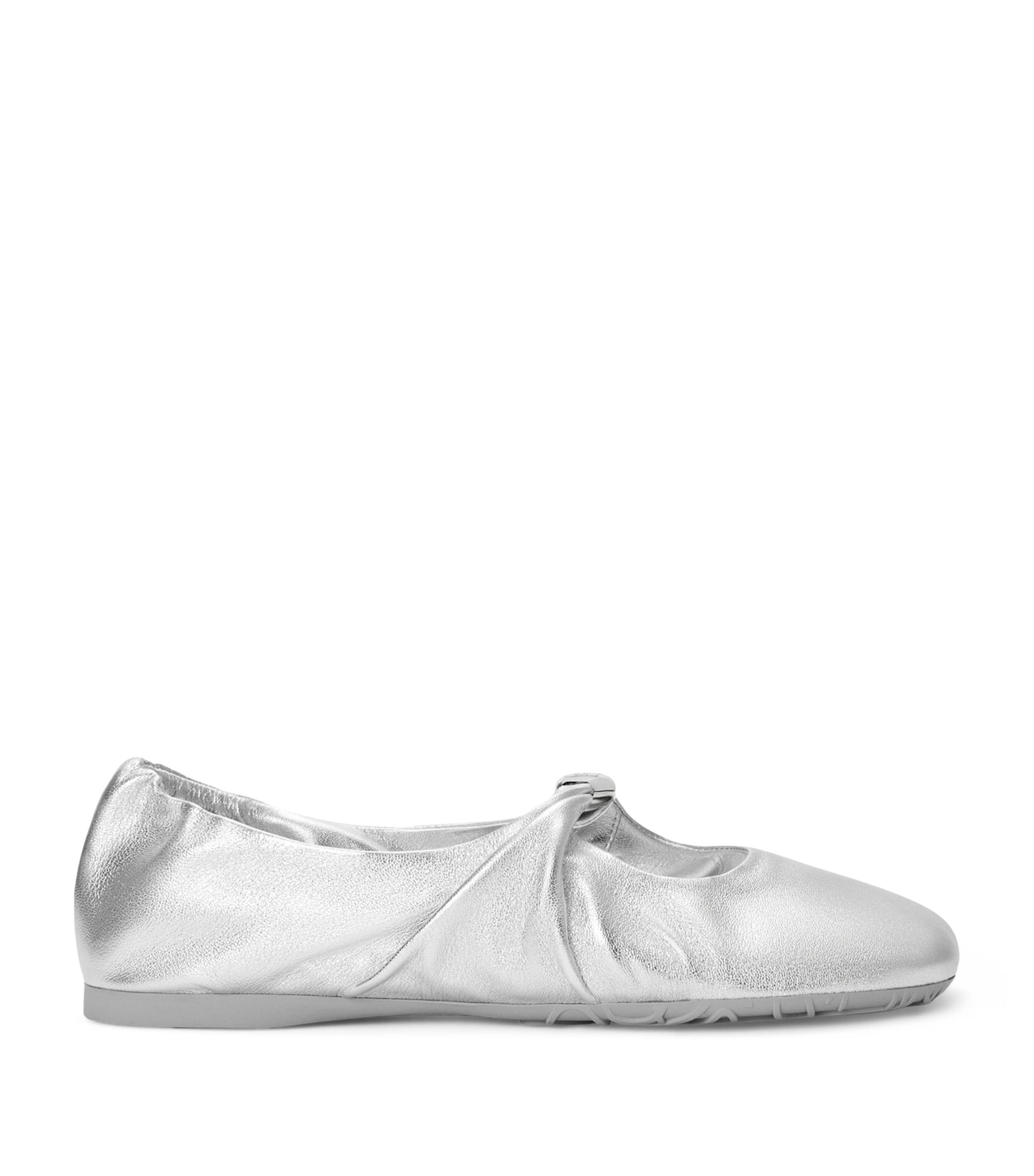 LOEWE Leather Pebble Soft Ballet Flats by LOEWE