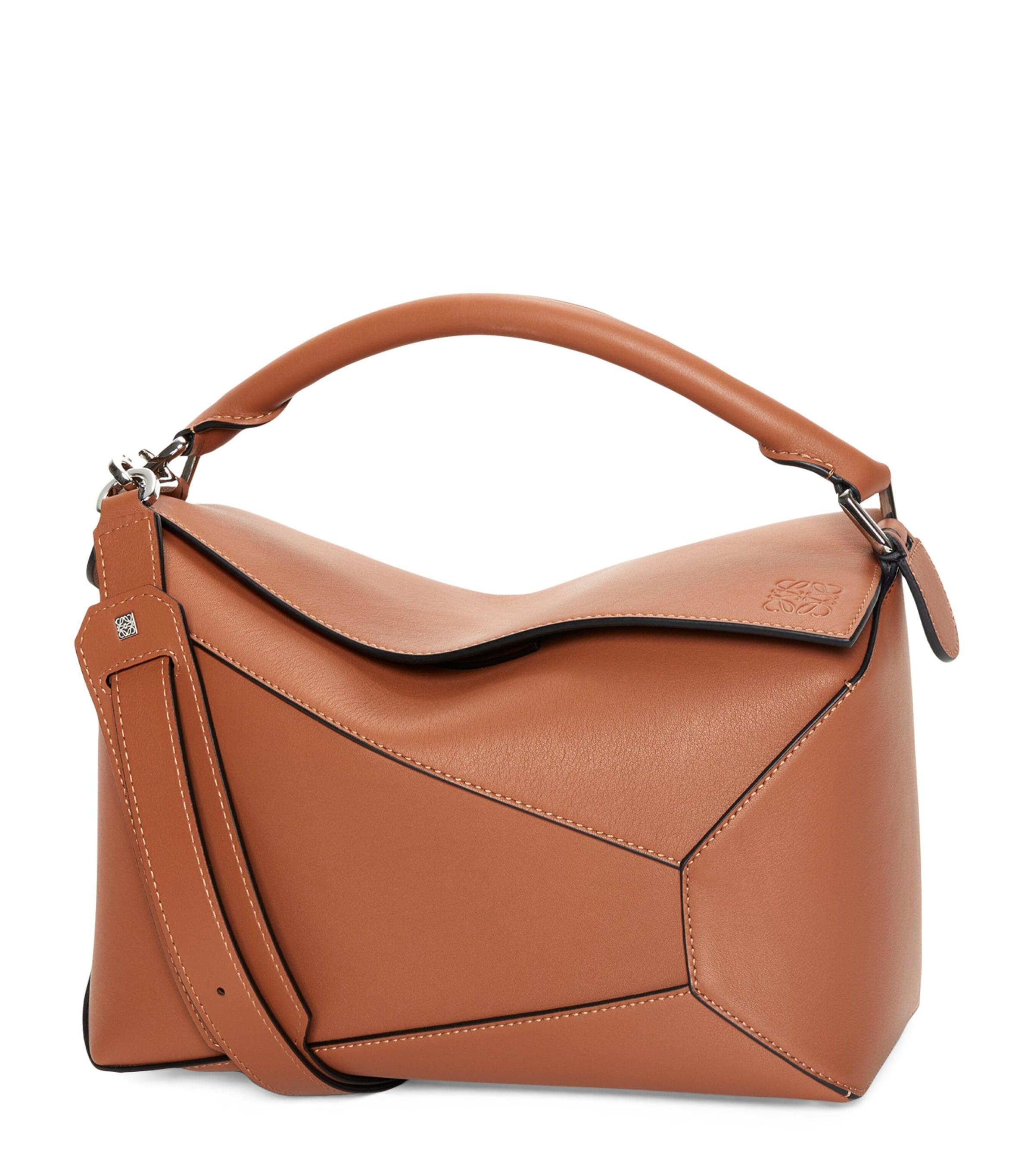 LOEWE Leather Puzzle Edge Top-Handle Bag by LOEWE