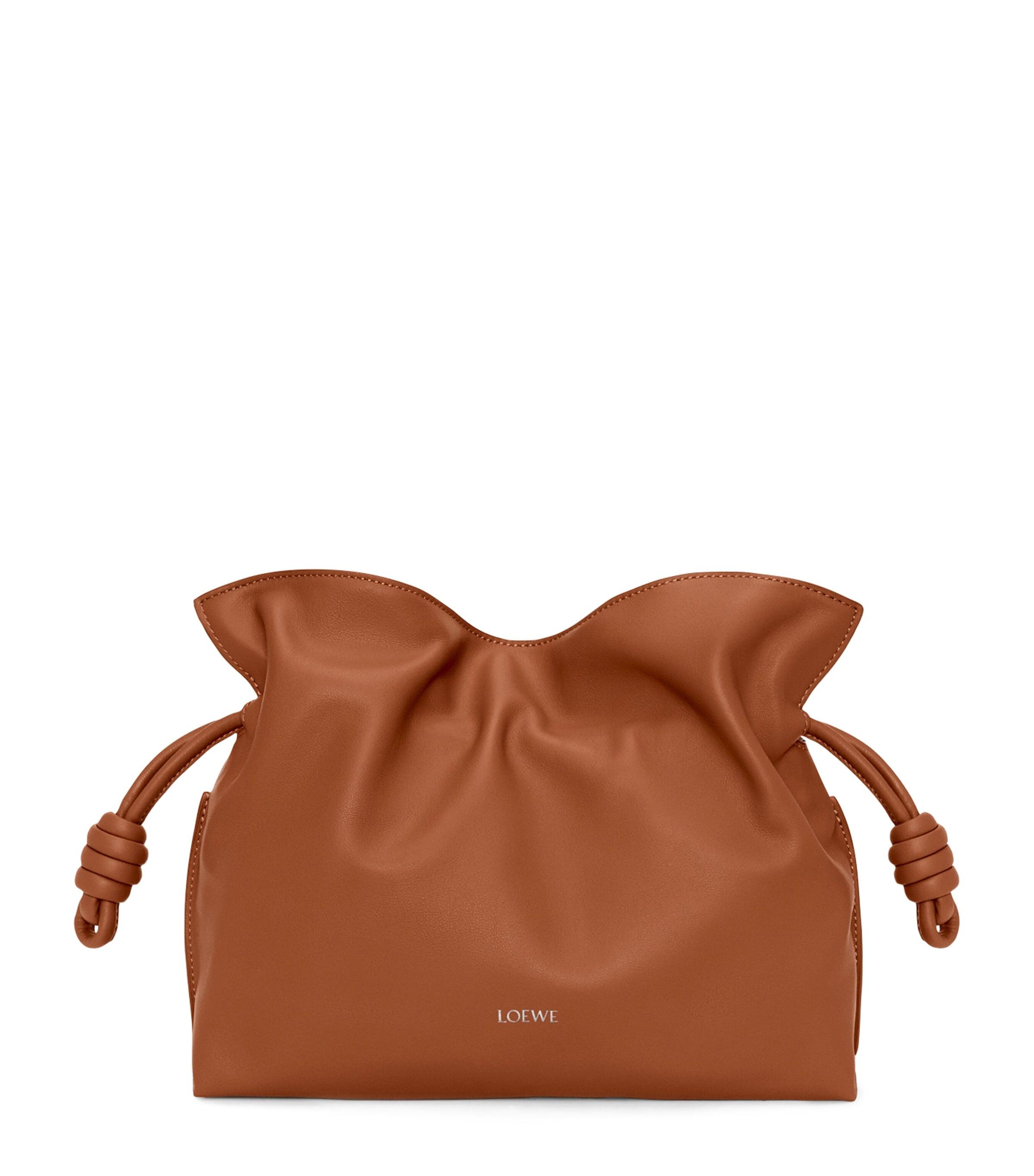 LOEWE Medium Leather Flamenco Clutch Bag by LOEWE