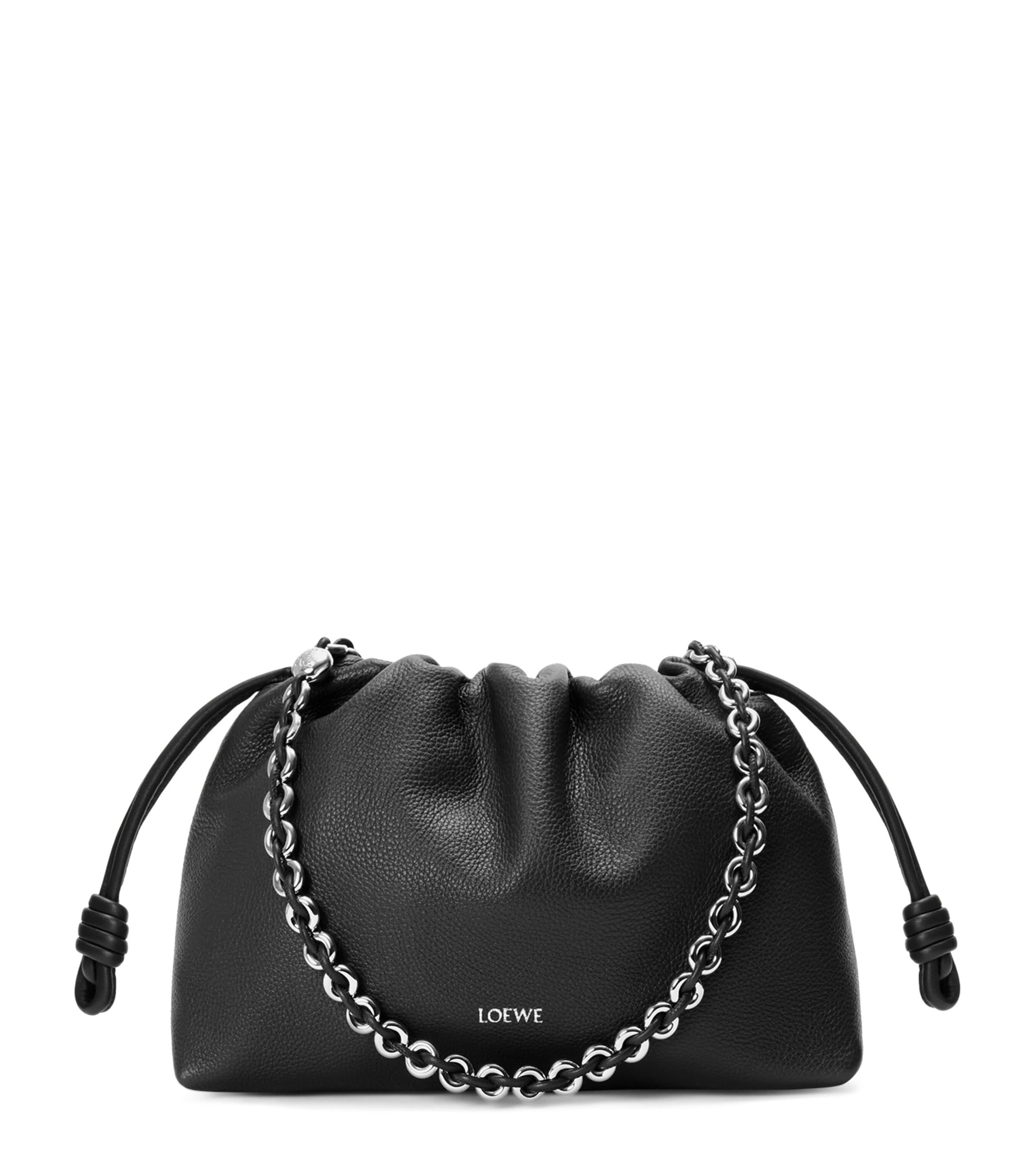 LOEWE Medium Leather Flamenco Clutch Shoulder Bag by LOEWE