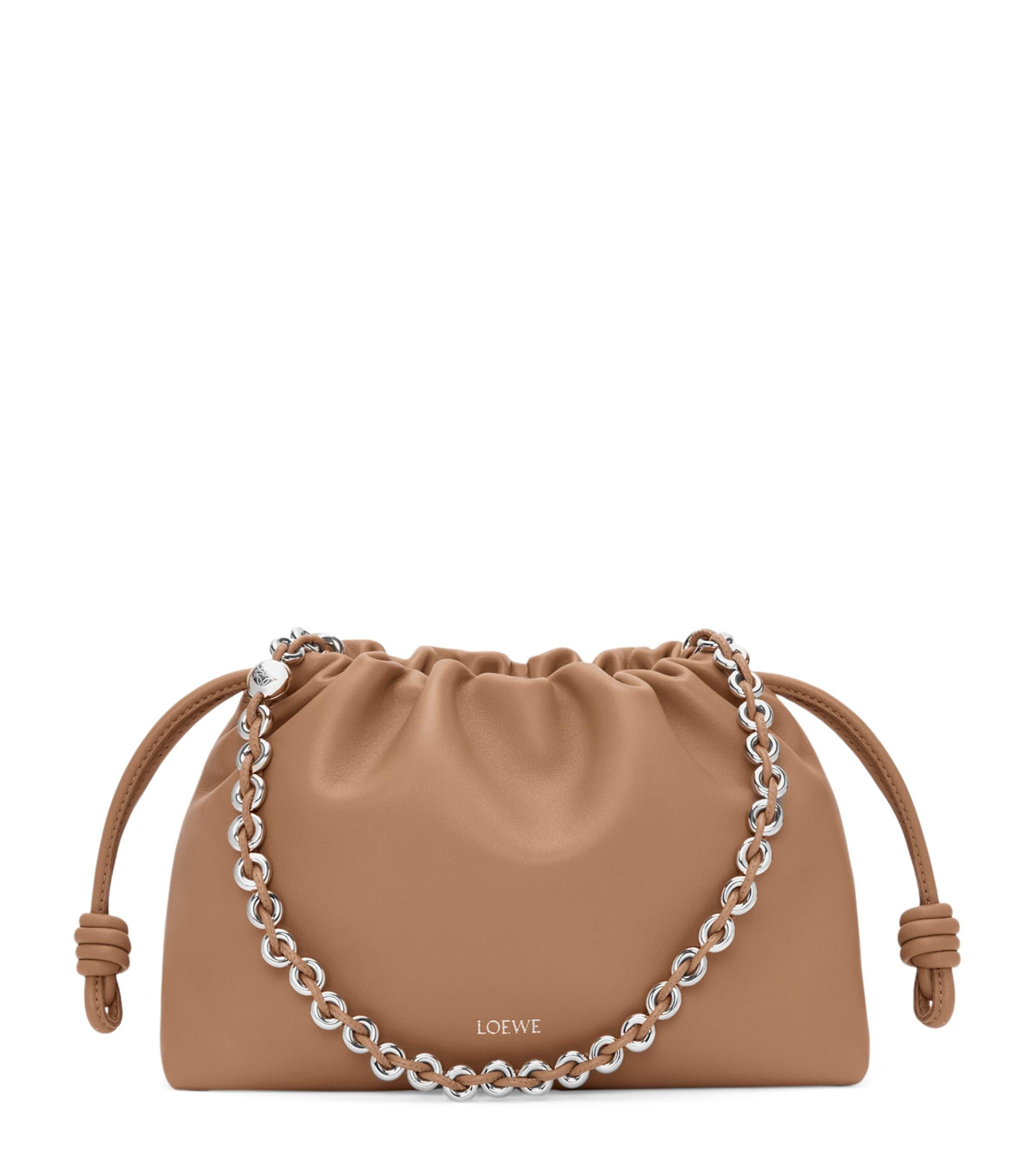 LOEWE Medium Leather Flamenco Clutch Shoulder Bag by LOEWE