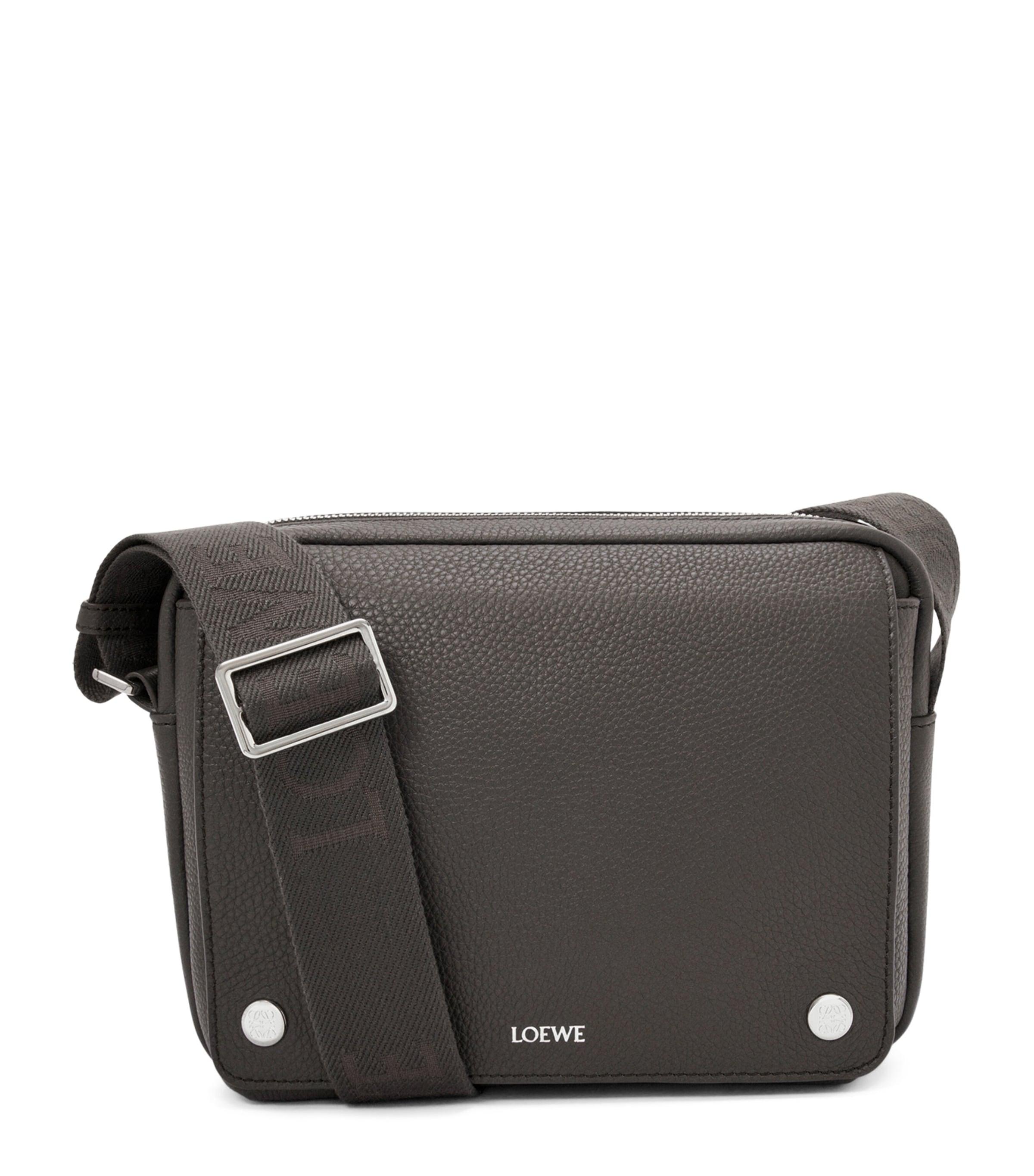 LOEWE Medium Leather Pebble Messenger Bag by LOEWE