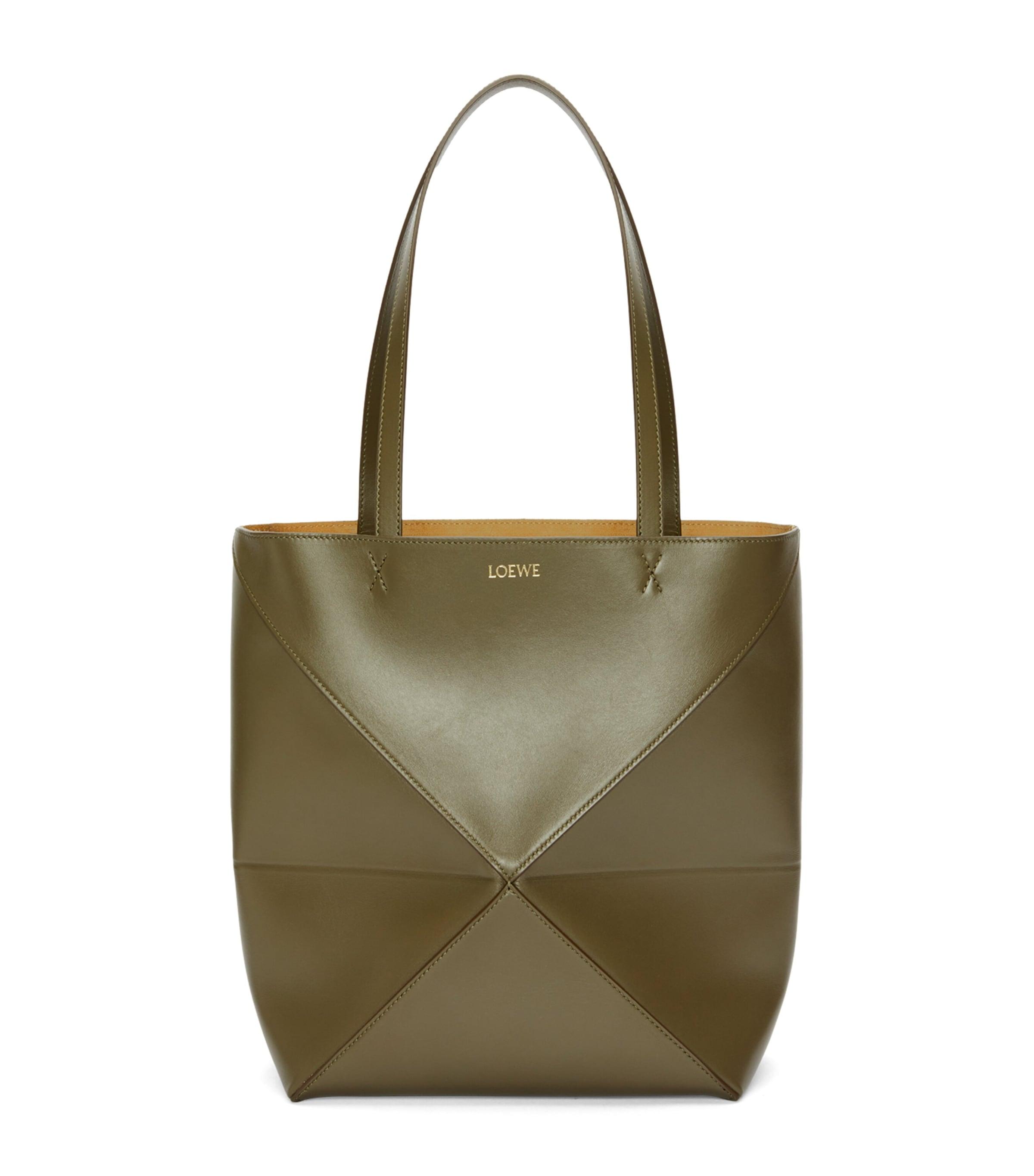 LOEWE Medium Leather Puzzle Fold Tote Bag by LOEWE