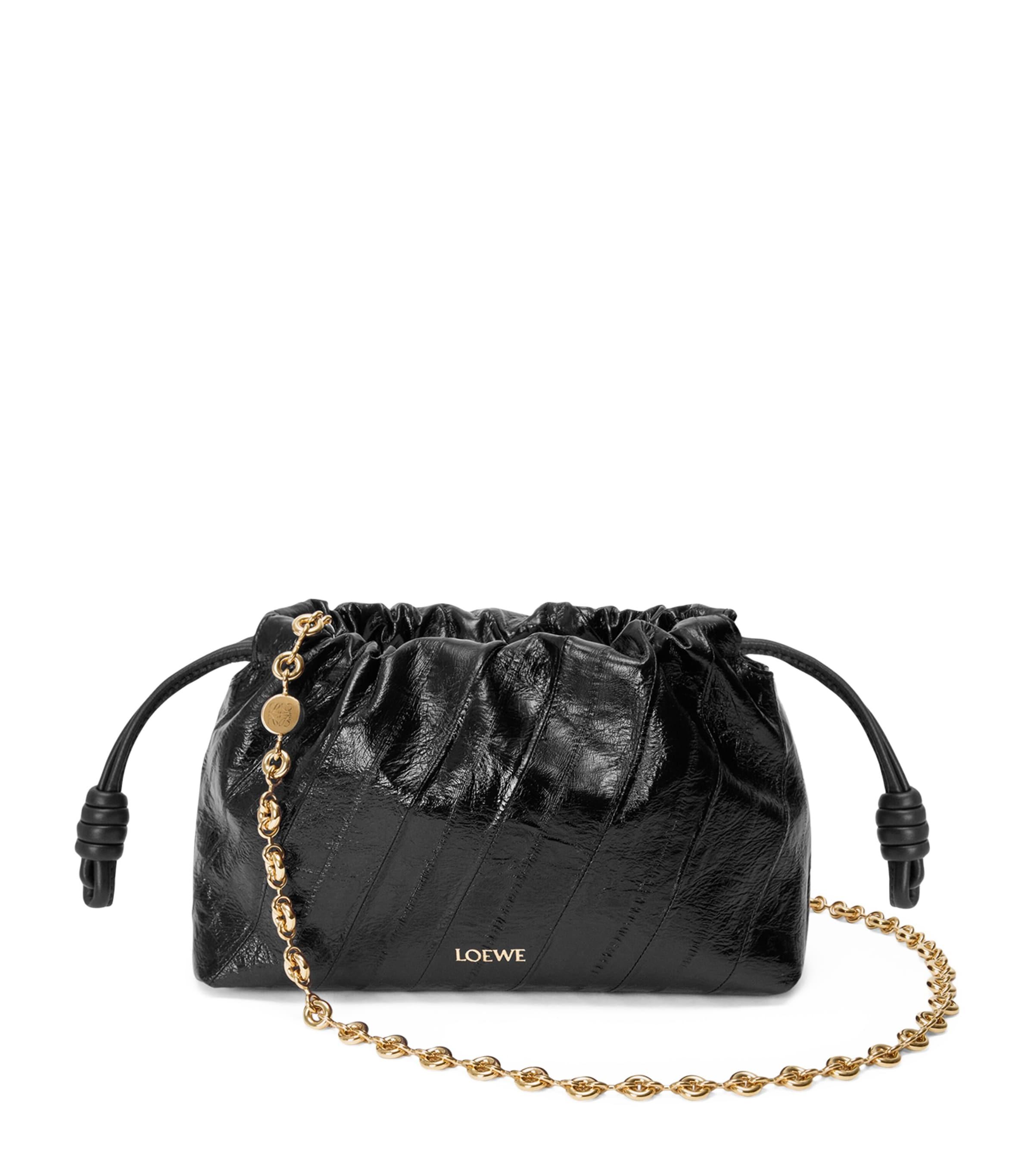 LOEWE Mini Eel Leather Flamenco Purse by LOEWE