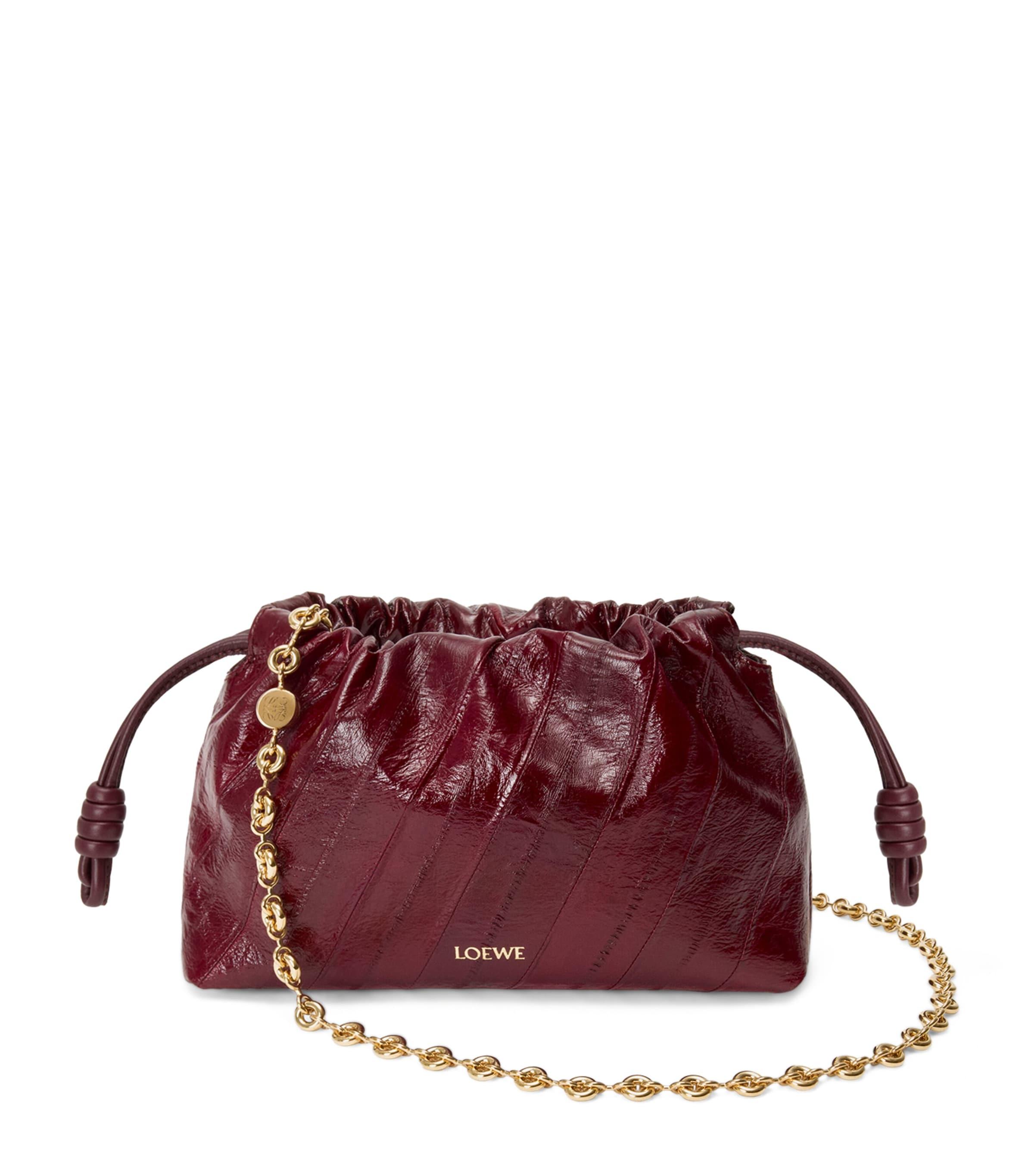 LOEWE Mini Eel Leather Flamenco Purse by LOEWE