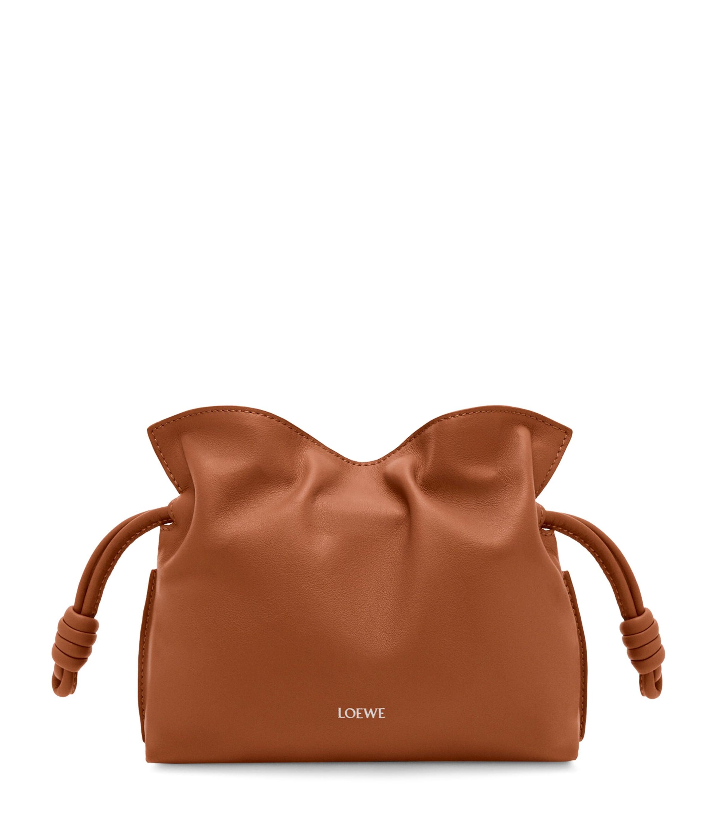 LOEWE Mini Leather Flamenco Clutch Shoulder Bag by LOEWE