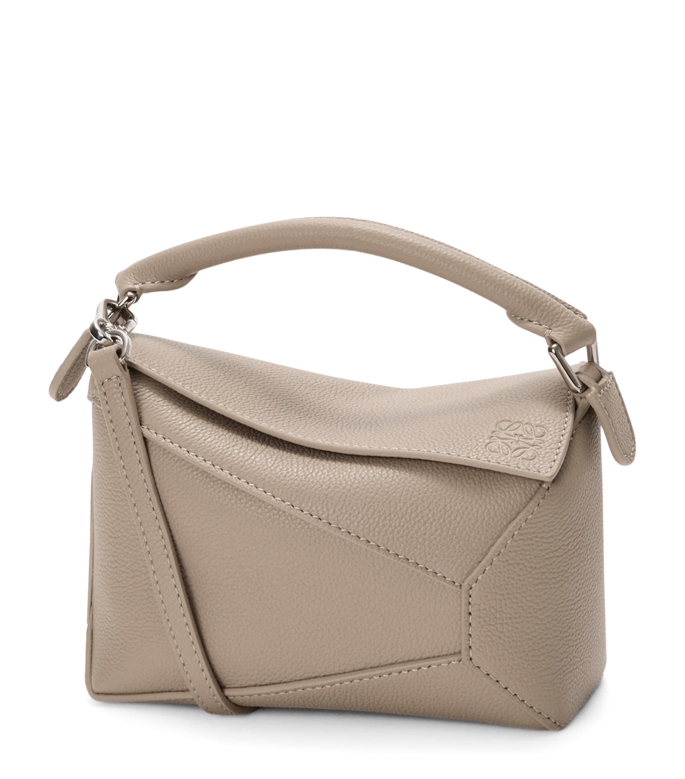 LOEWE Mini Leather Puzzle Edge Top-Handle Bag by LOEWE