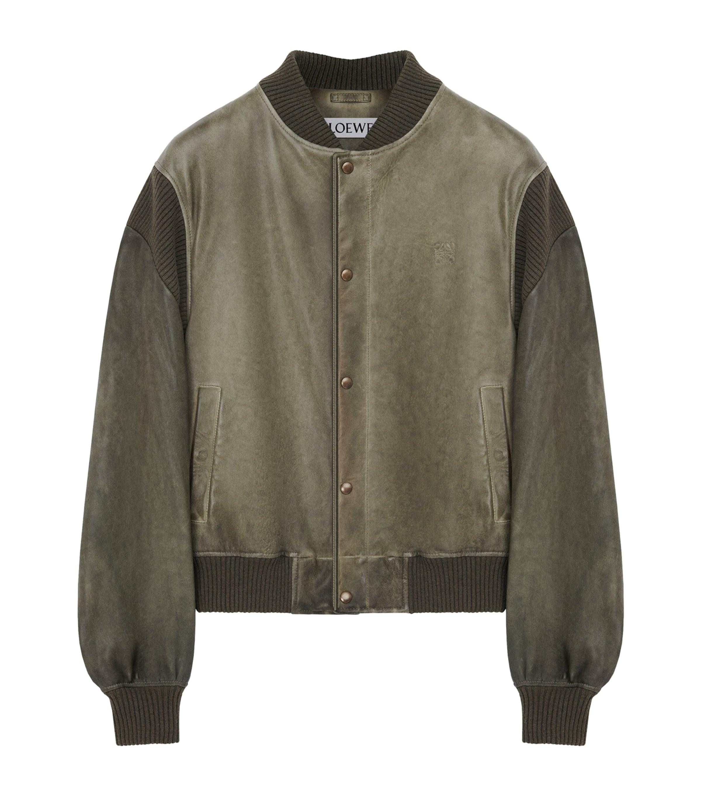 LOEWE Nappa Leather Bomber Jacket by LOEWE