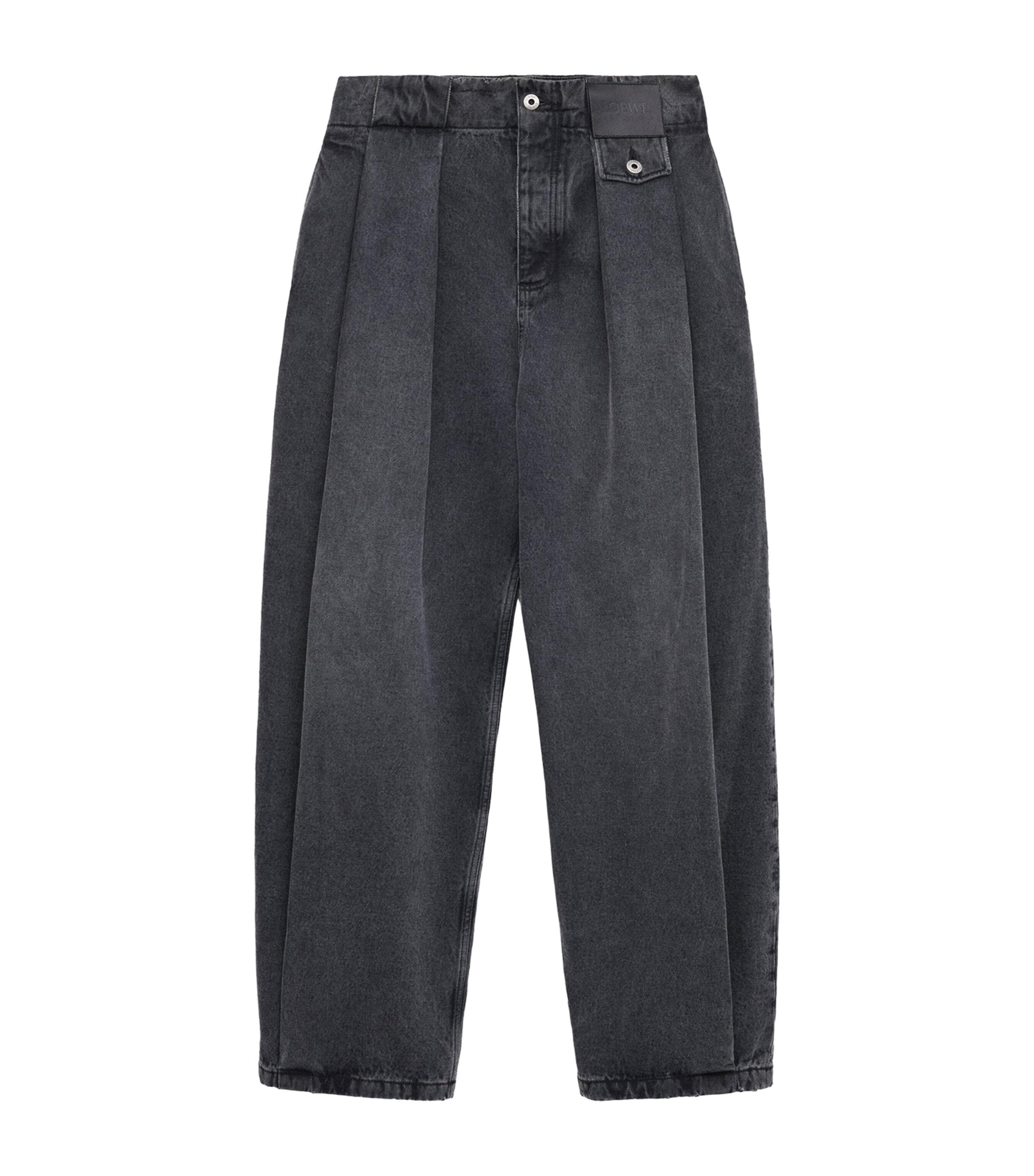 LOEWE Pleated Jeans by LOEWE