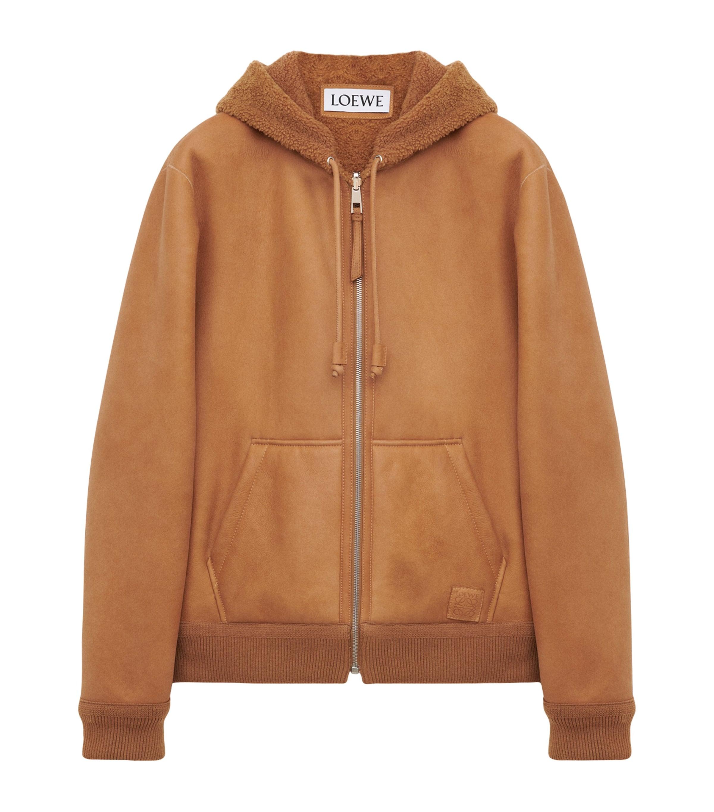 LOEWE Shearling Reversible Hooded Jacket by LOEWE