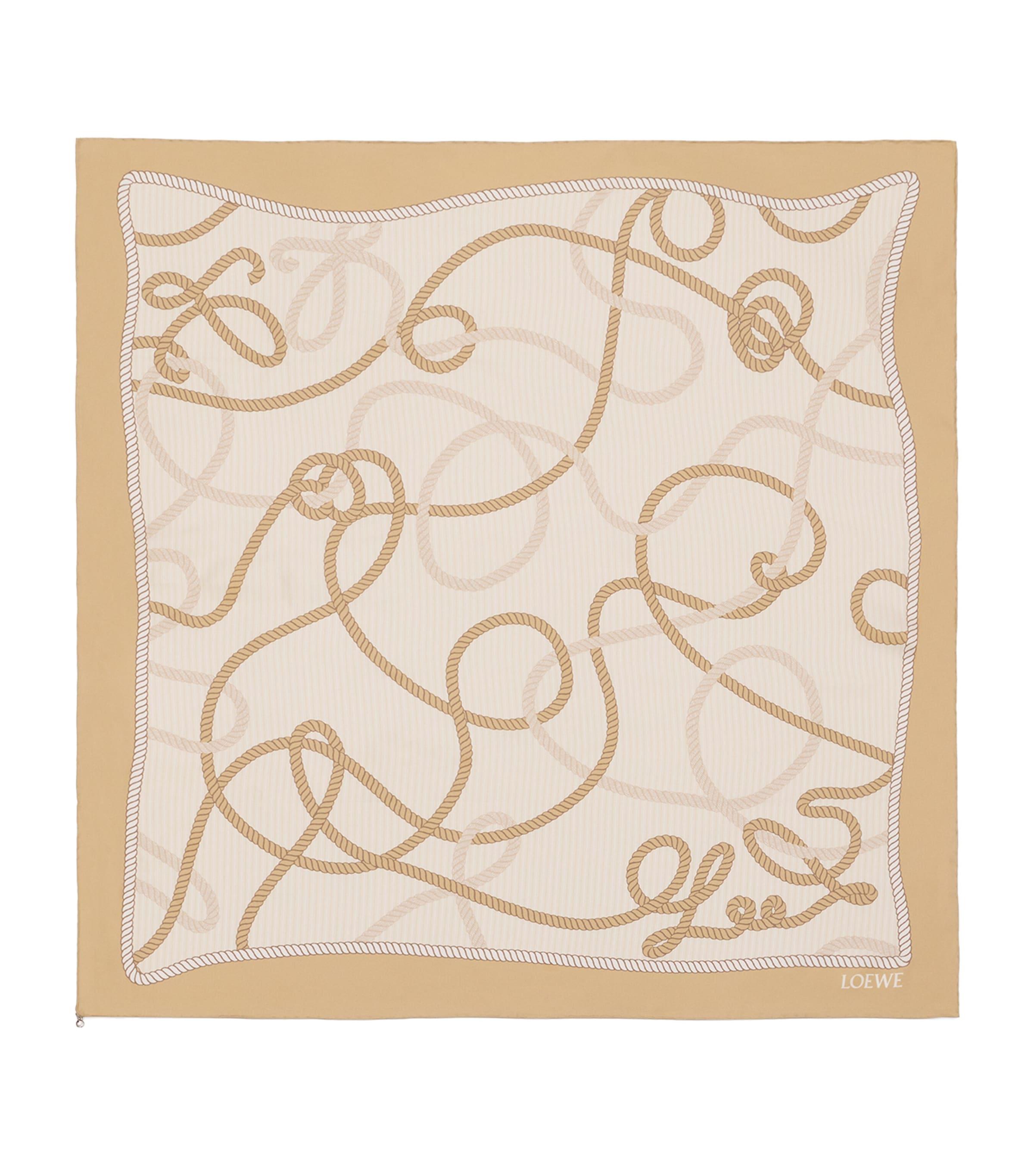 LOEWE Silk Twill Scarf by LOEWE