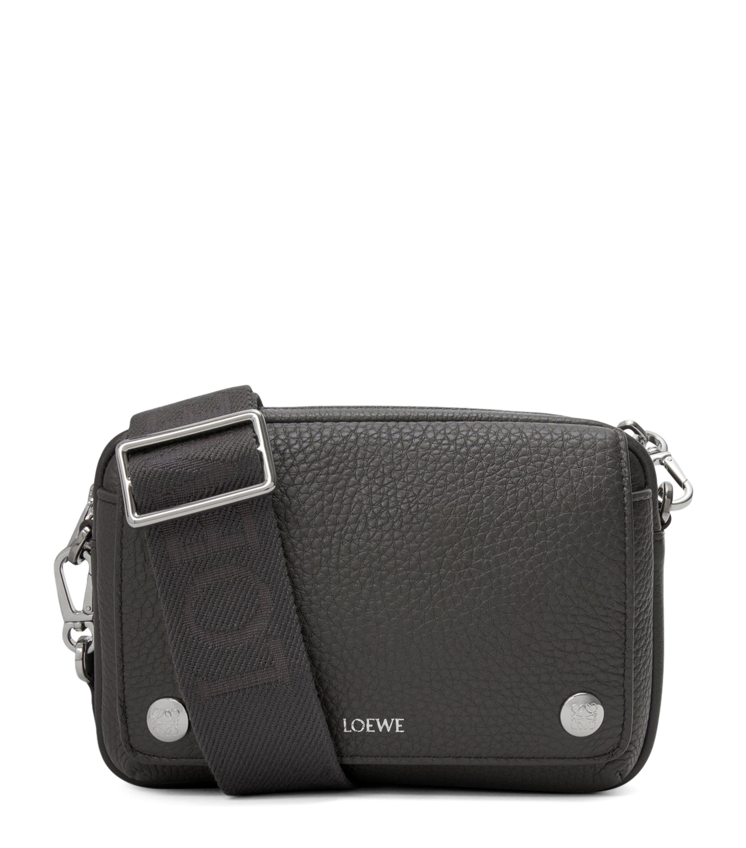 LOEWE Small Leather Pebble Messenger Bag by LOEWE