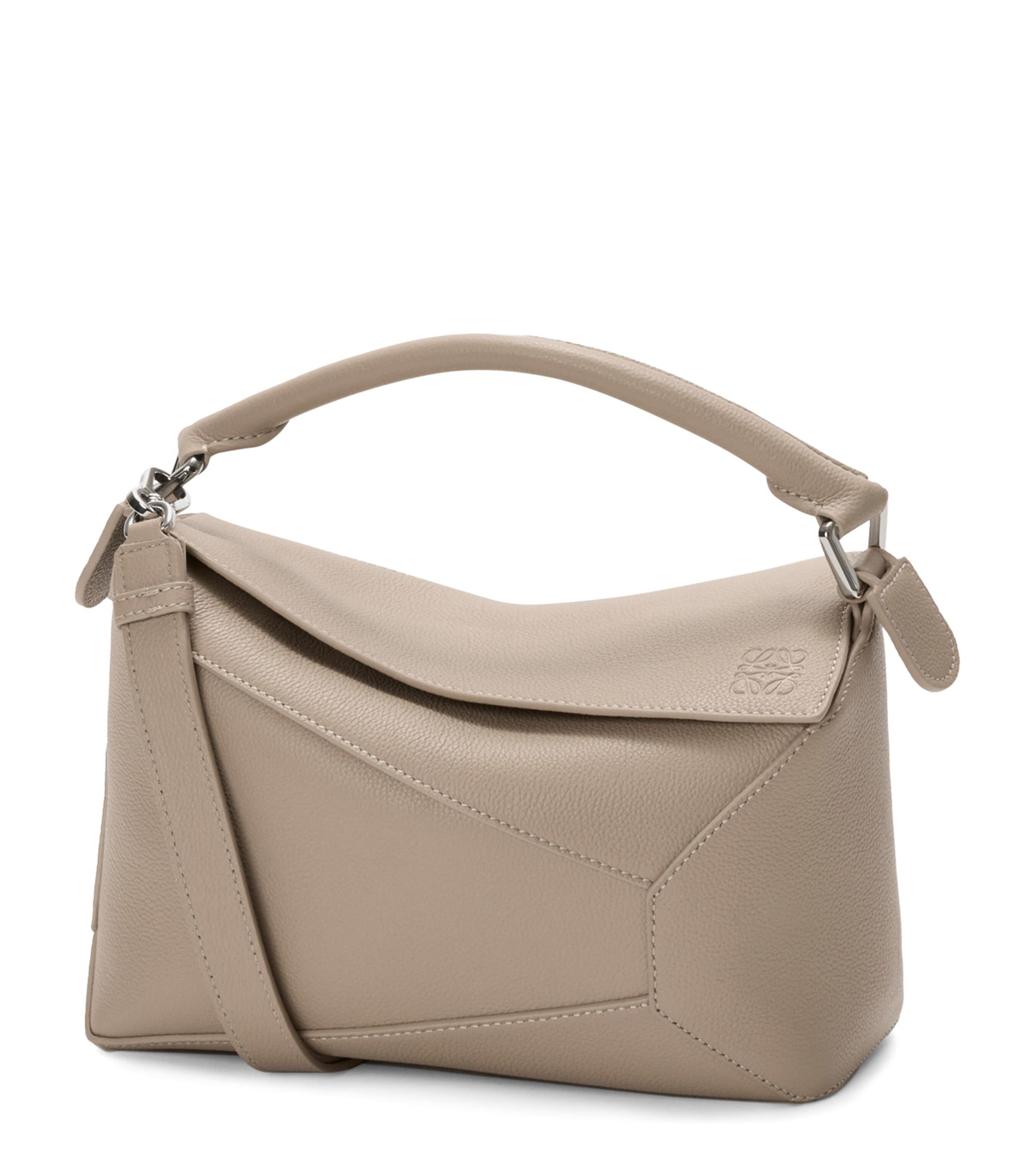 LOEWE Small Leather Puzzle Edge Top-Handle Bag by LOEWE