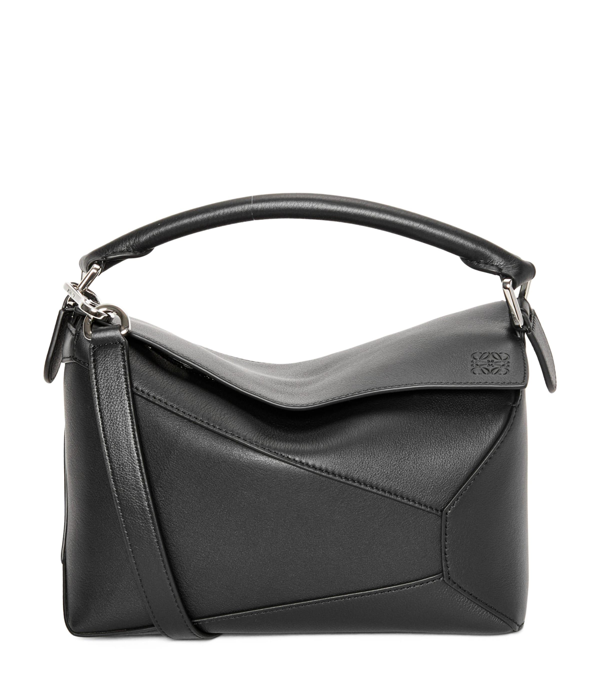 LOEWE Small Leather Puzzle Edge Top-Handle Bag by LOEWE
