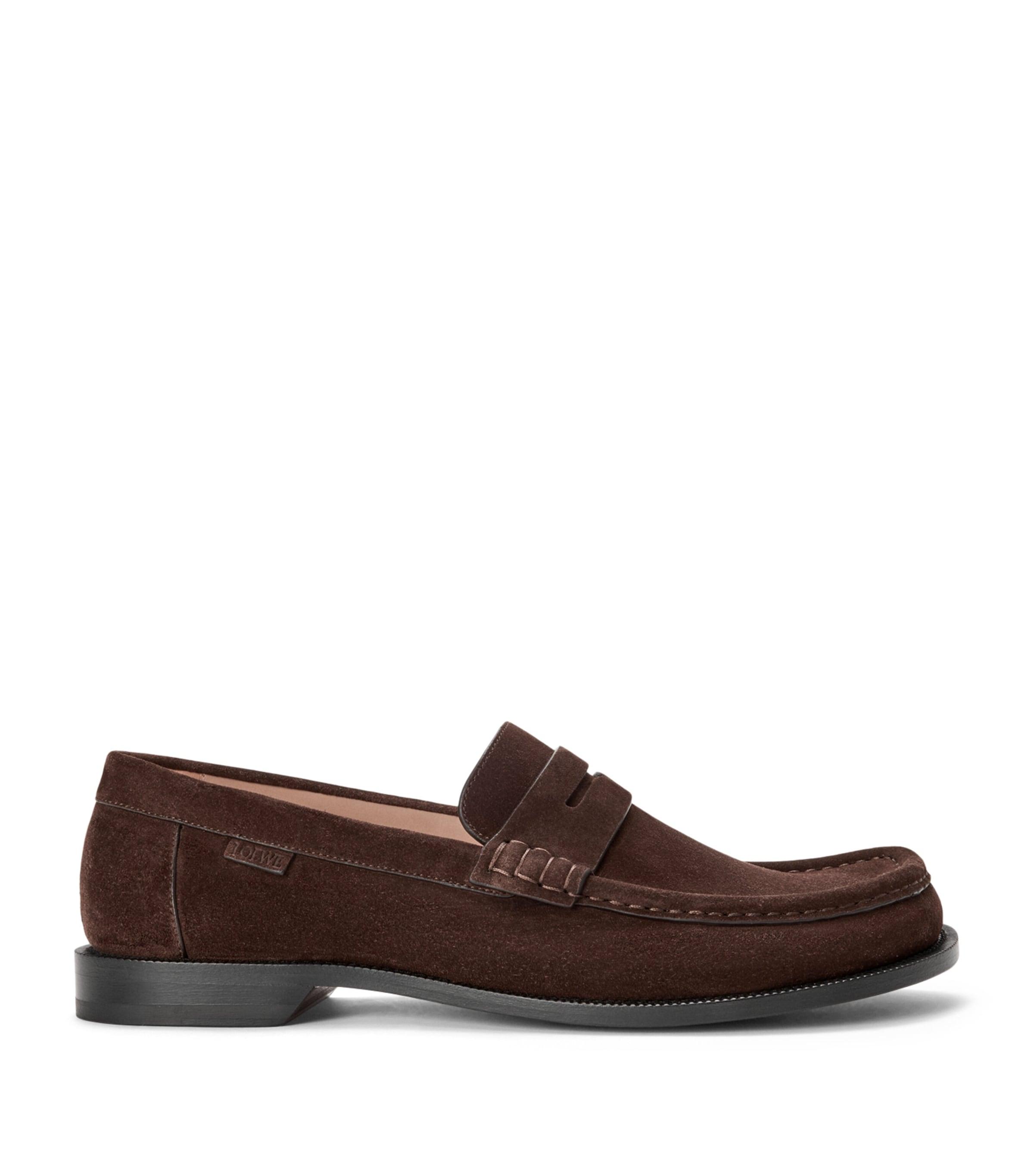 LOEWE Suede Campo Loafers by LOEWE