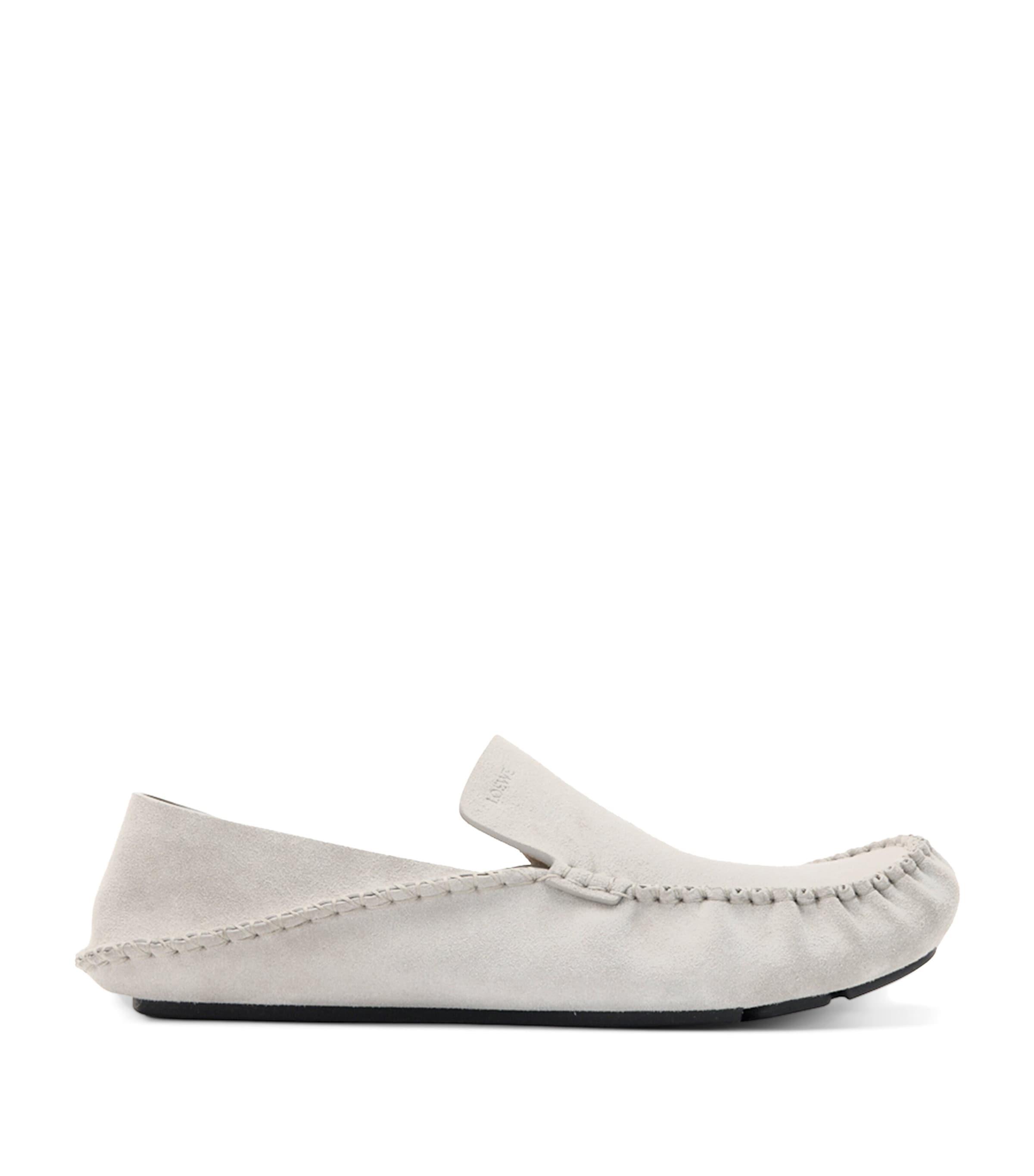 LOEWE Suede Rambla Loafers by LOEWE