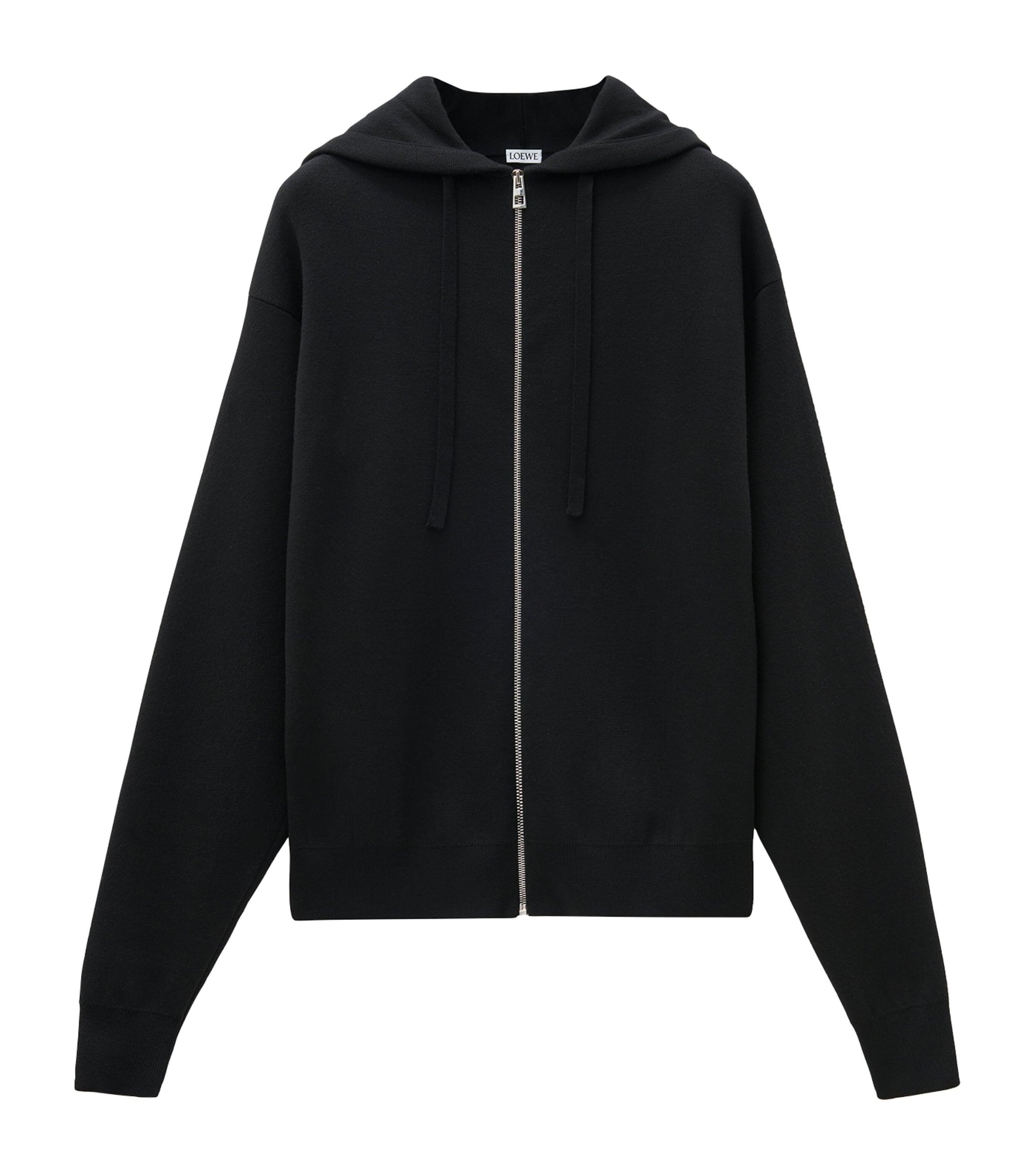 LOEWE Wool Anagram Zip-Up Hoodie by LOEWE