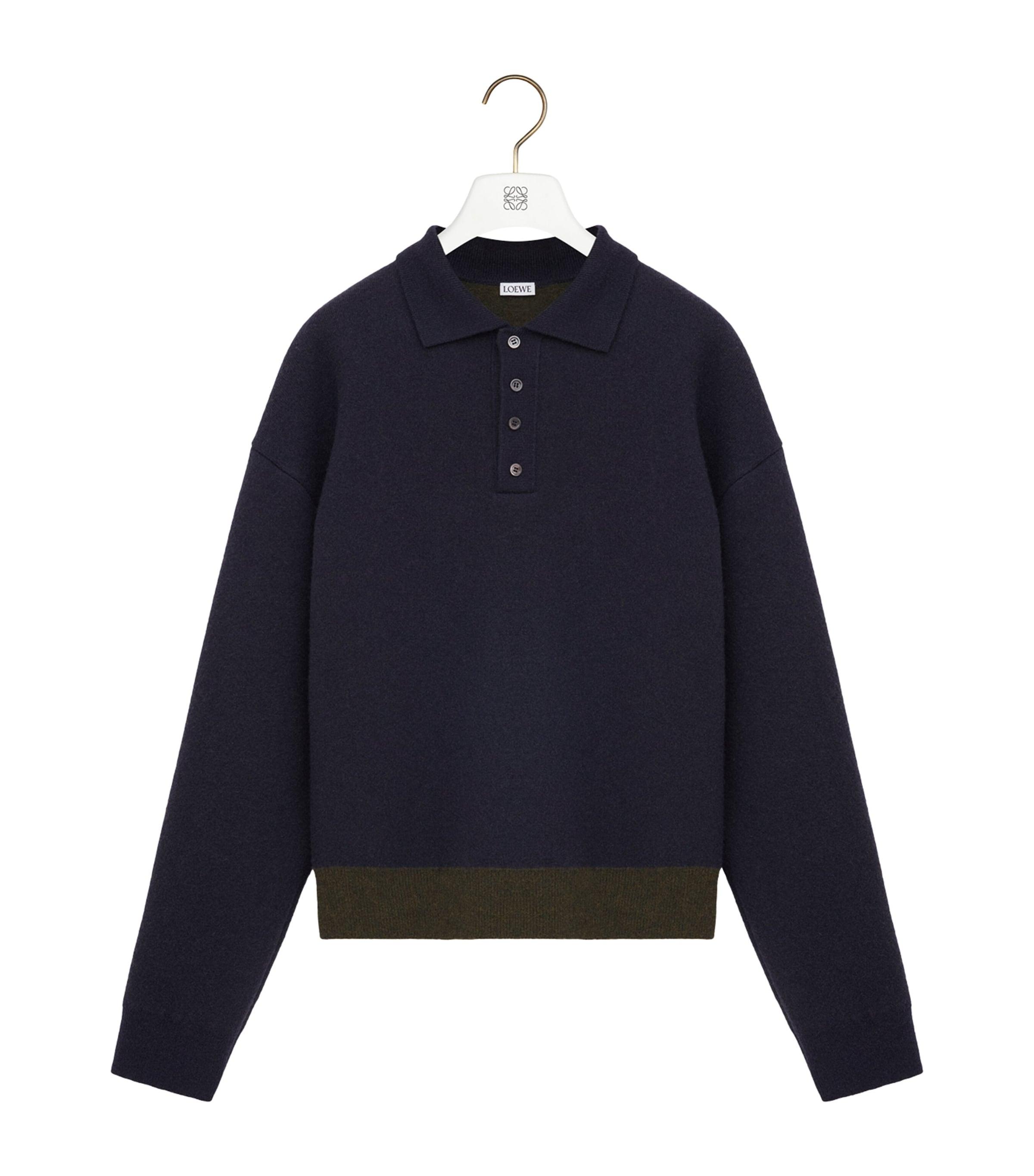 LOEWE Wool-Blend Polo Sweater by LOEWE
