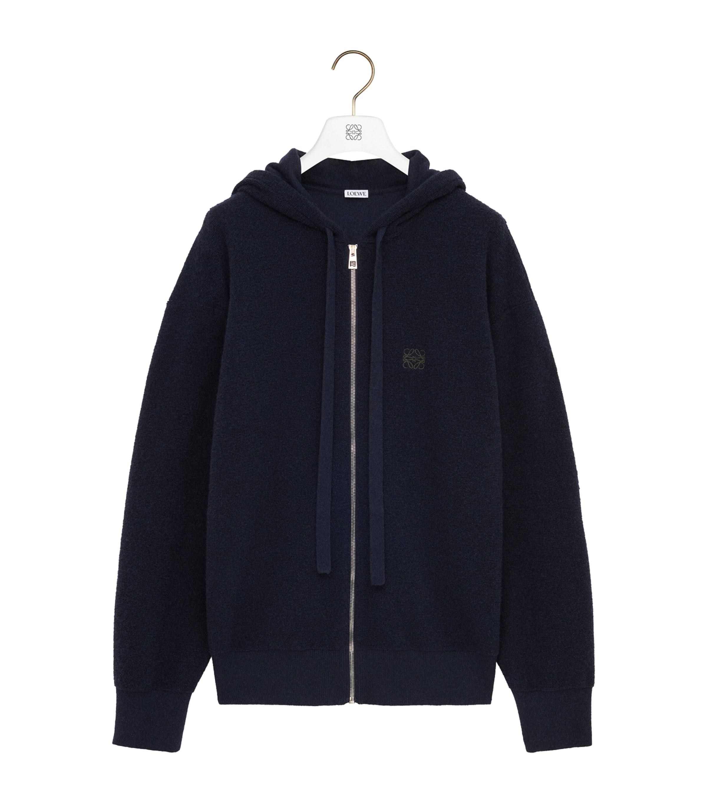 LOEWE Wool-Blend Terry Anagram Hoodie by LOEWE