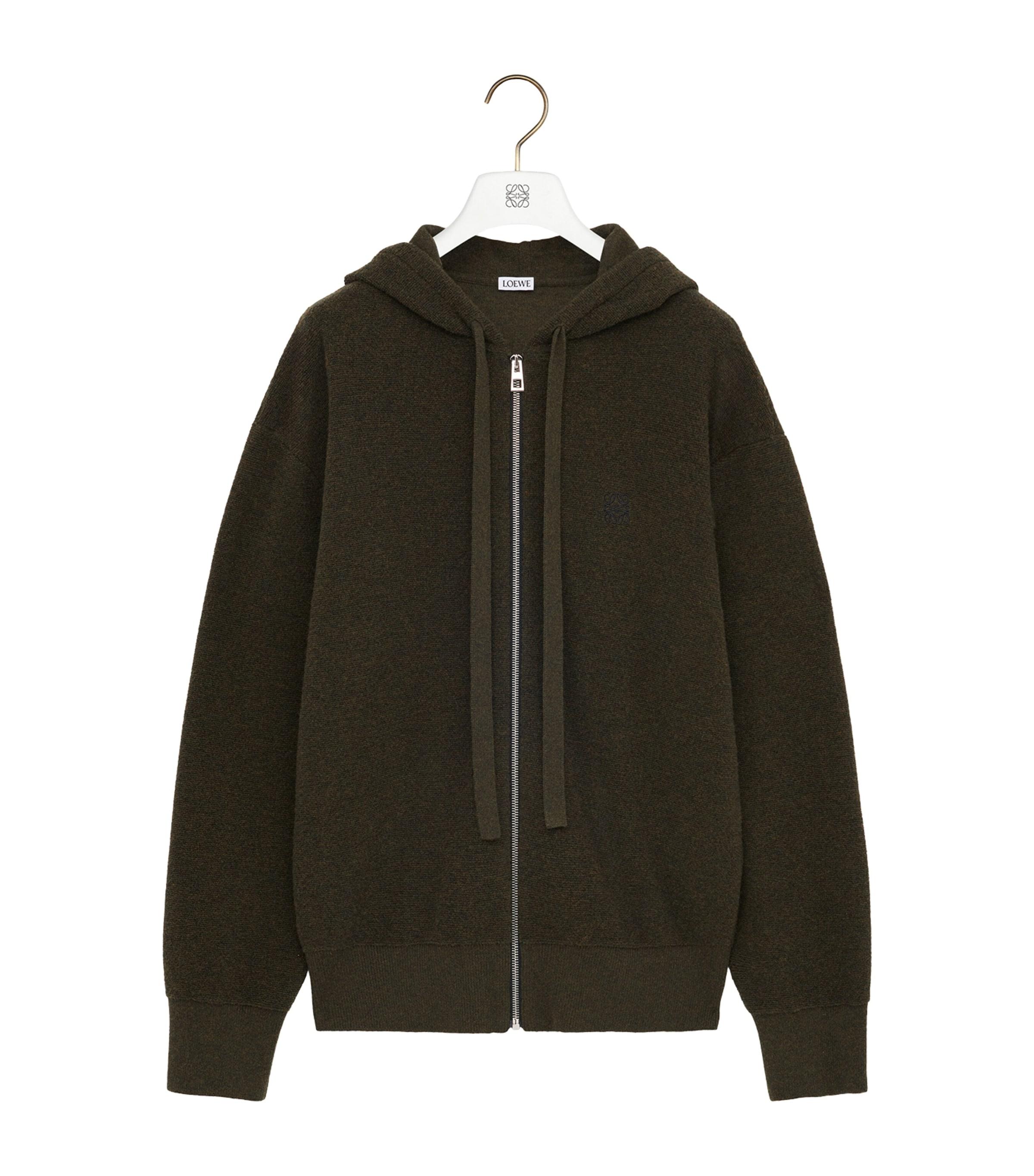 LOEWE Wool-Blend Terry Anagram Hoodie by LOEWE