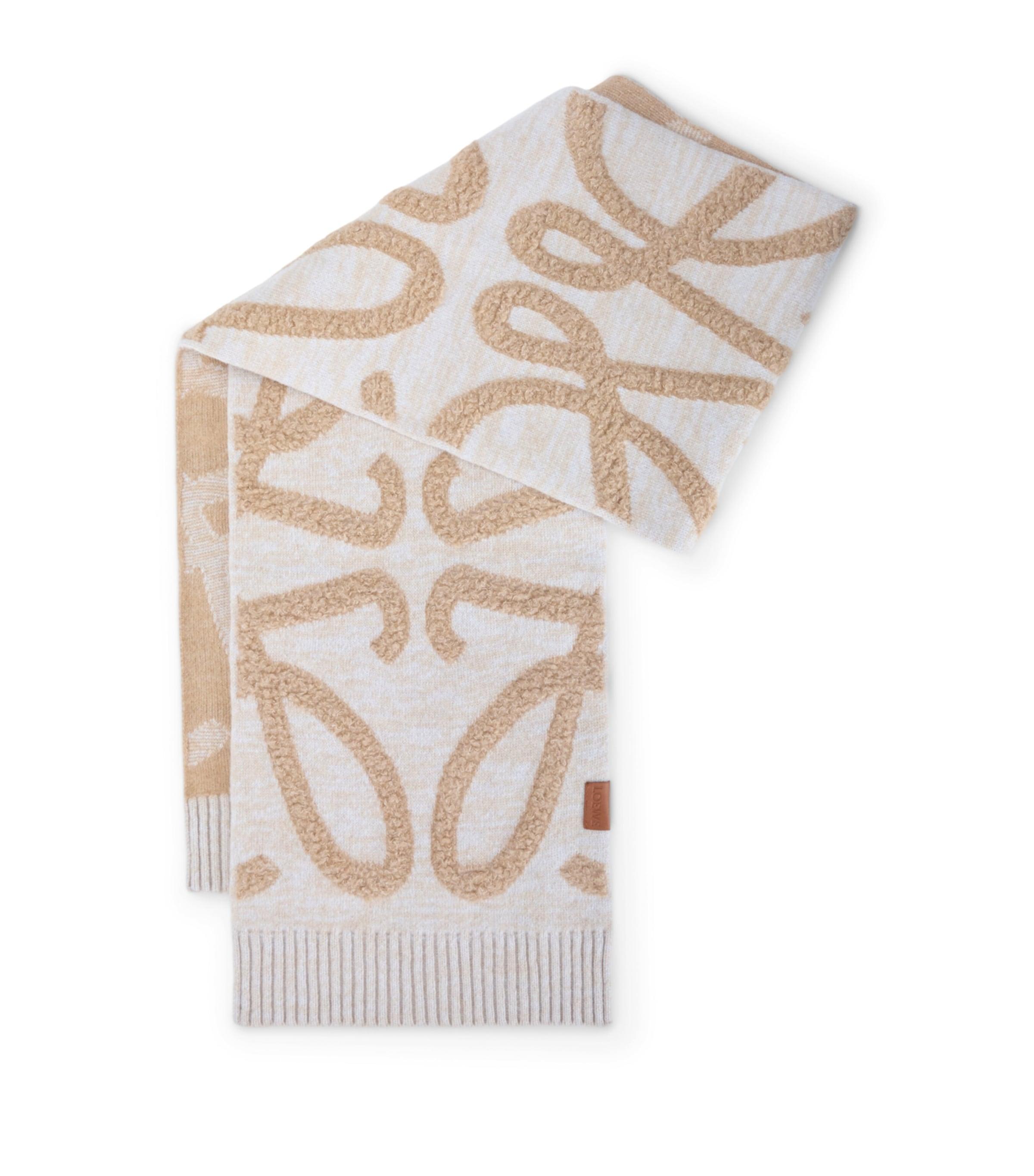 LOEWE Wool-Cashmere Anagram Scarf by LOEWE