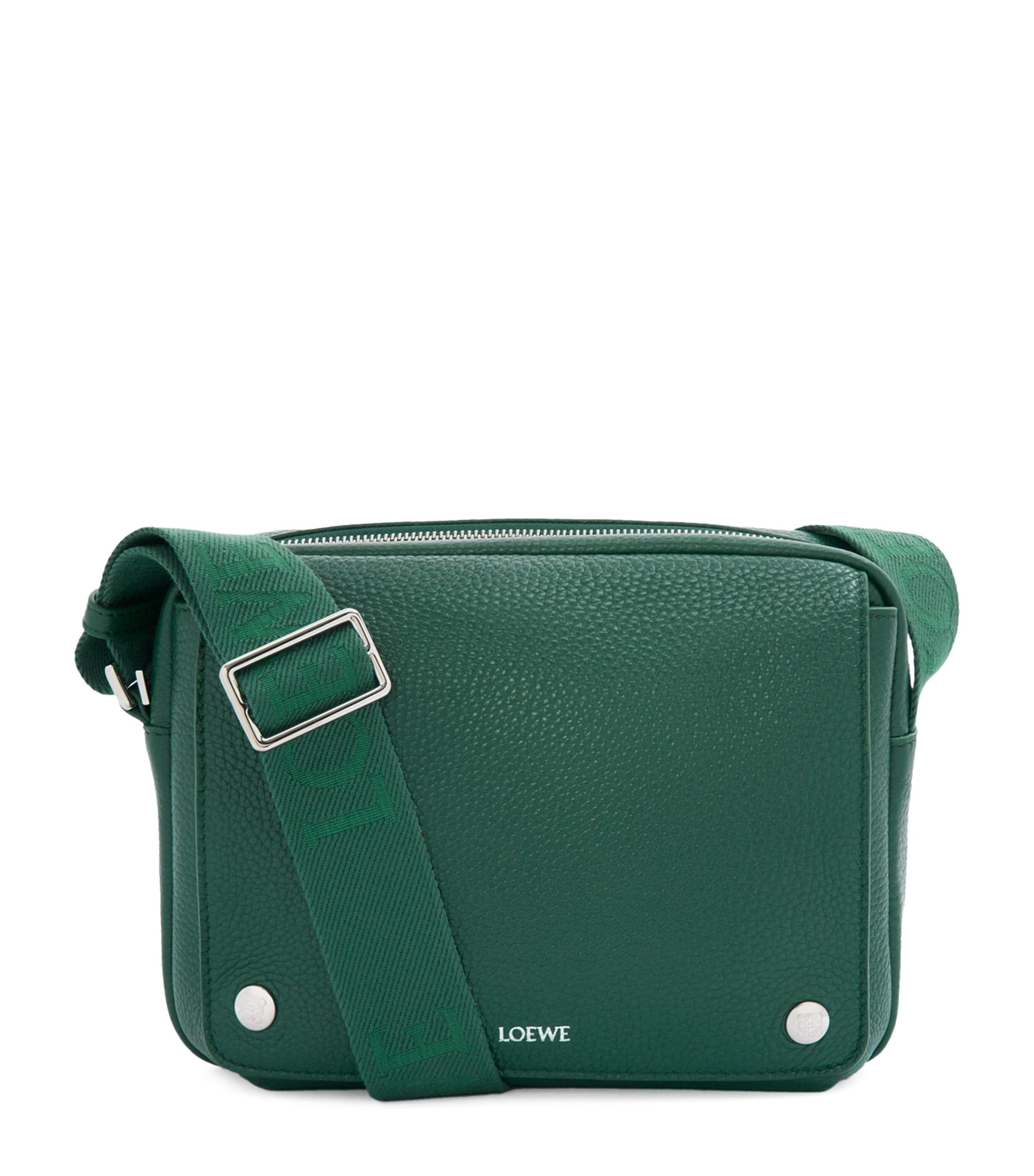 LOEWE XS Leather Pebble Messenger Bag by LOEWE