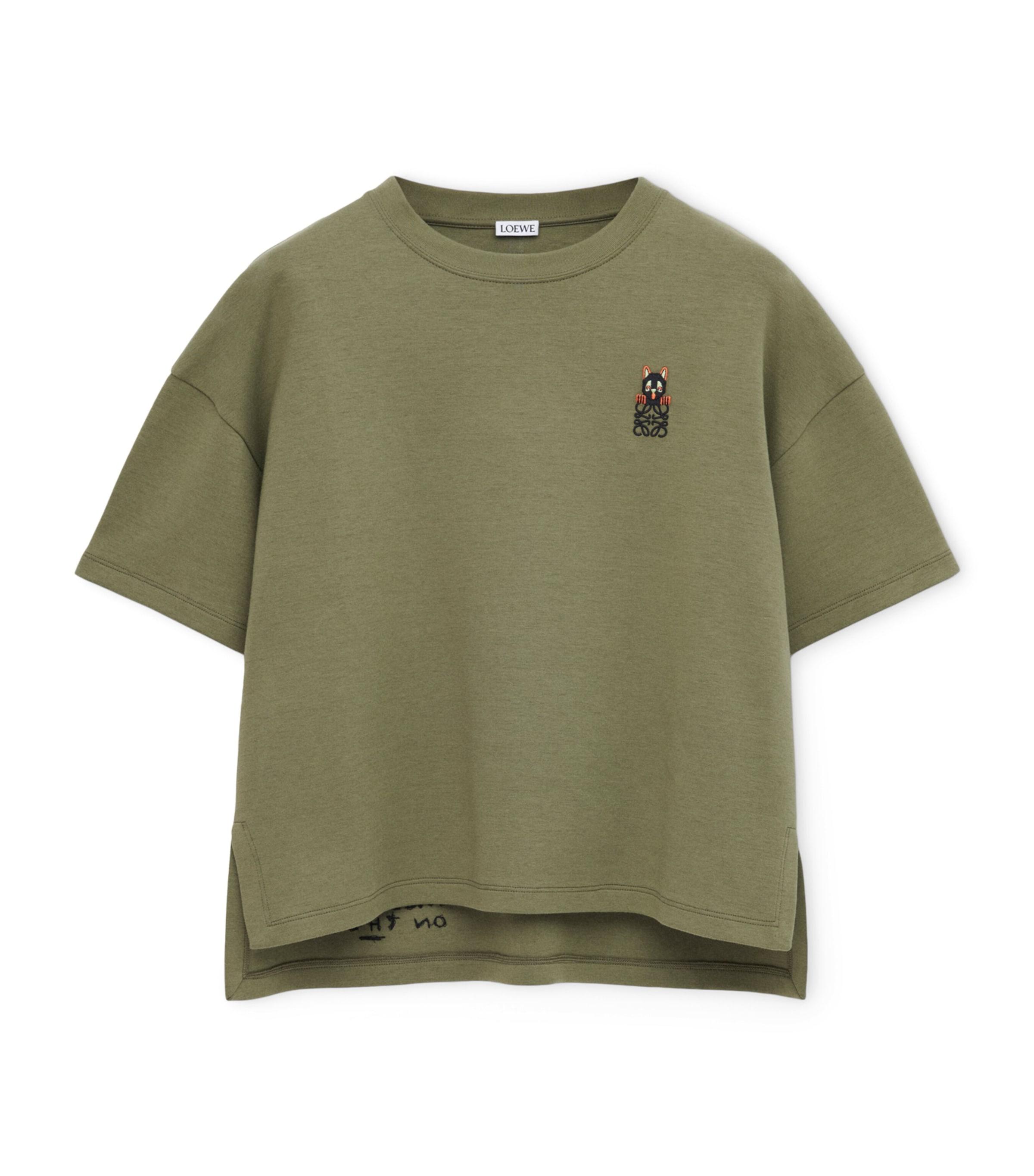 LOEWE x Louis Wain Cotton-Blend Anagram T-Shirt by LOEWE