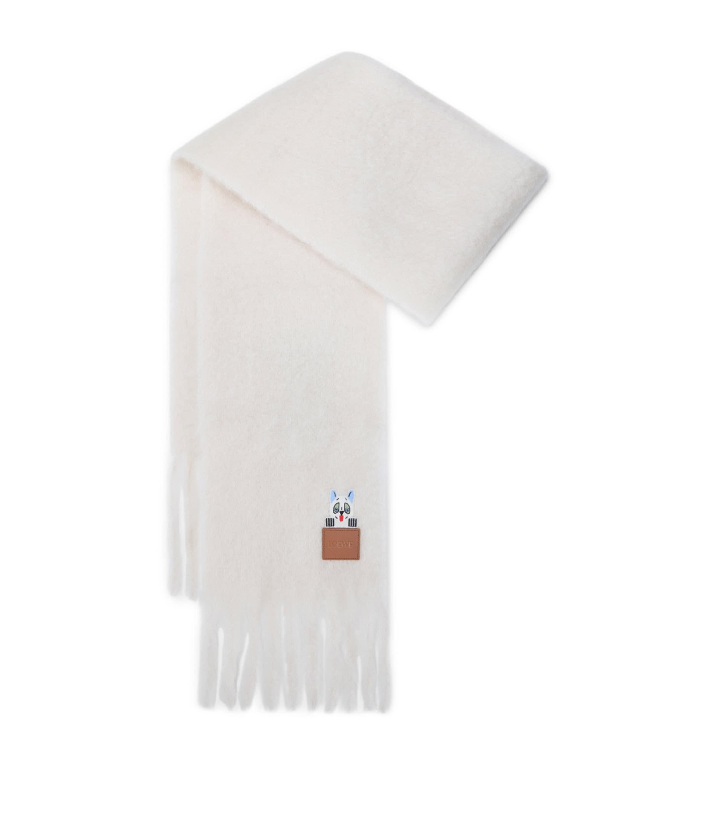 LOEWE x Louis Wain Mohair-Wool Futurist Cats Scarf by LOEWE