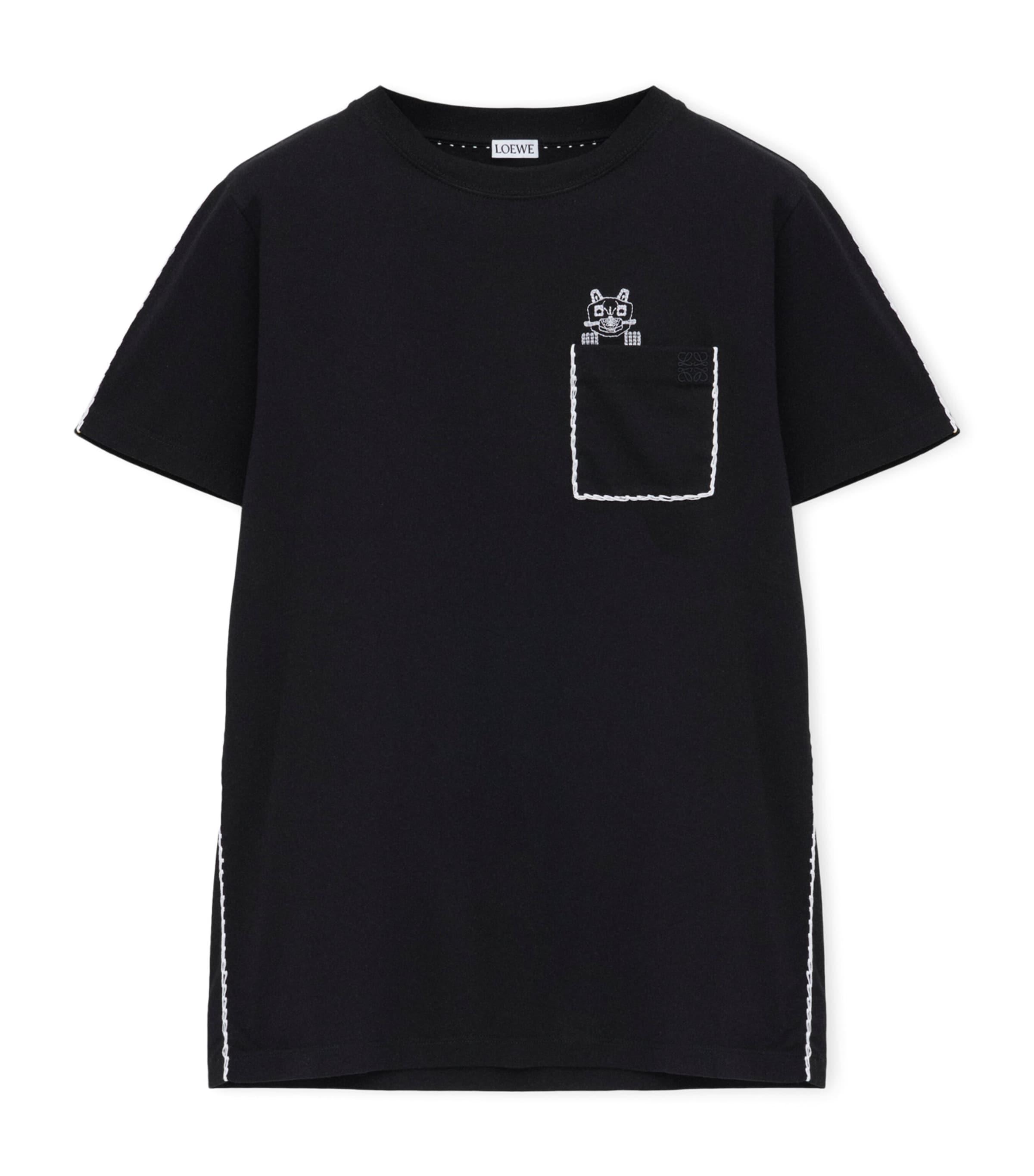 LOEWE x Louis Wain Stretch-Cotton T-Shirt by LOEWE