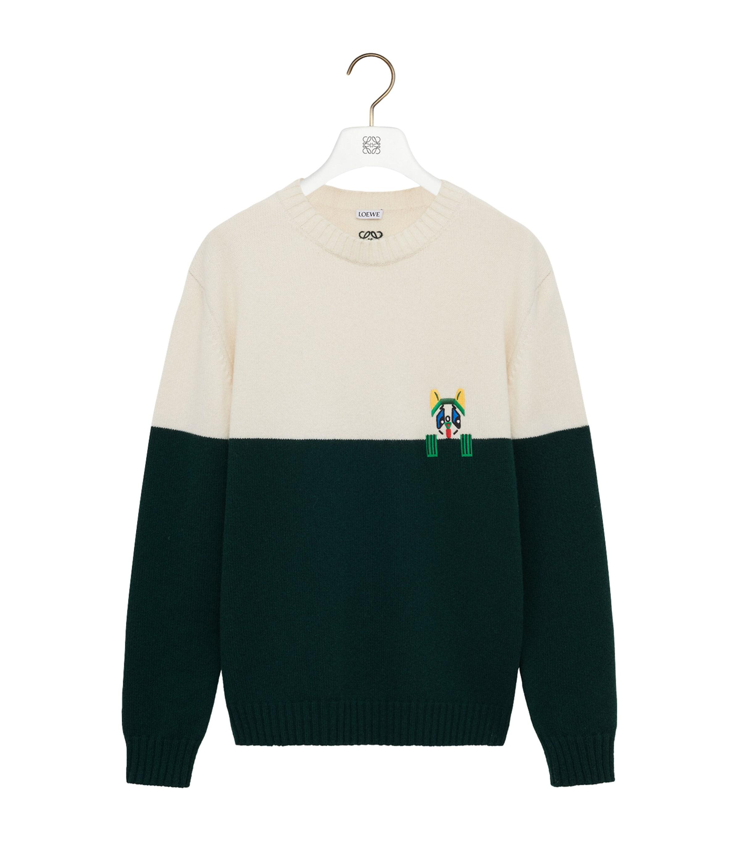 LOEWE x Louis Wain Wool Futuristic Cat Sweater by LOEWE