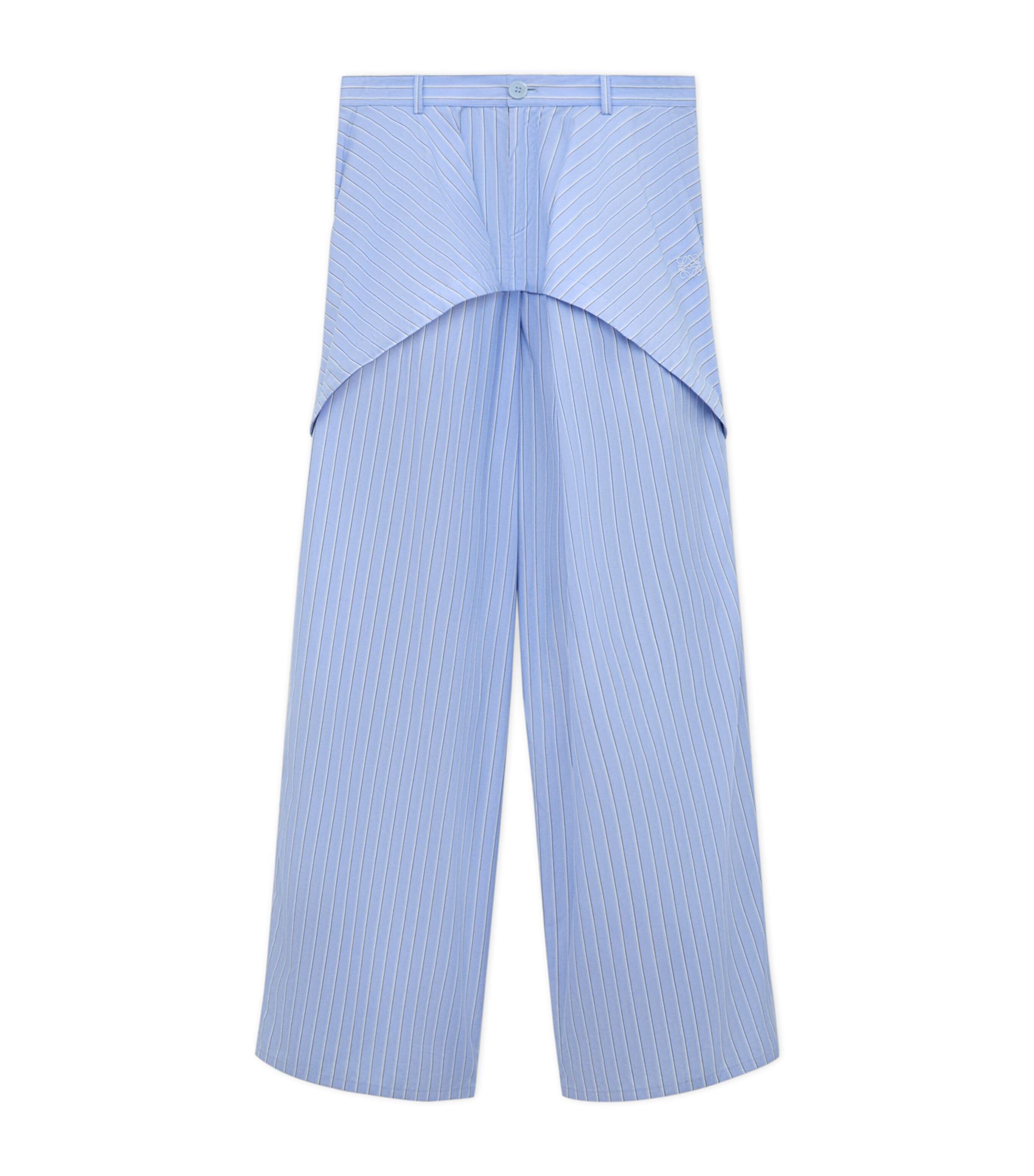 LOEWE x Paula's Ibiza Cotton Panelled Stripe Trousers by LOEWE